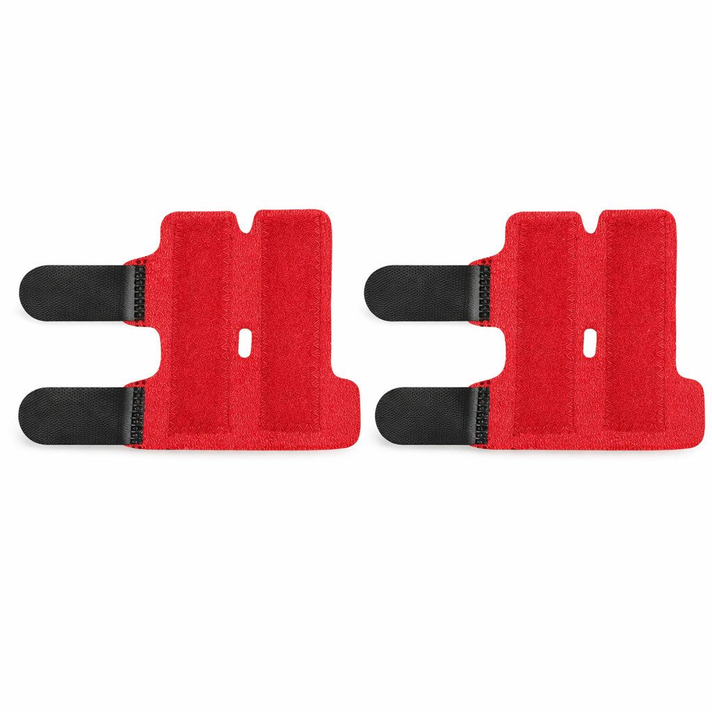 COOL-i ® Fingerbandage Verstellbare Fingerschiene mit 2 Metallschienen, 2 Stück, Fingerstütze zur Ruhigstellung, atmungsaktiv, Universalgröße