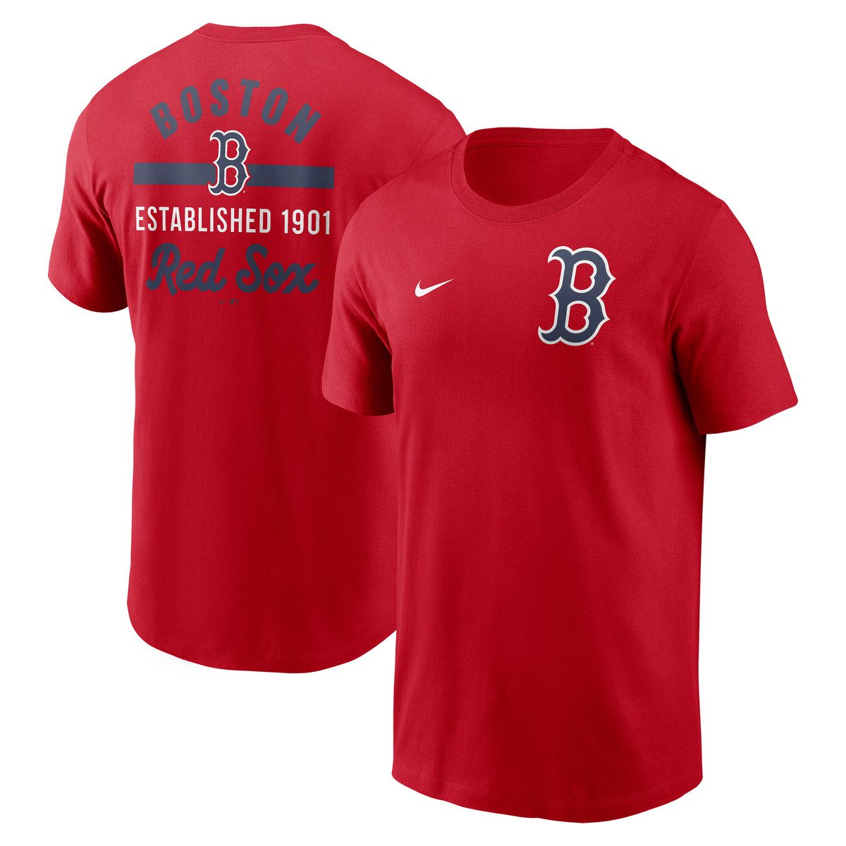 Nike T-Shirt Nike Shirt Boston Red Sox Nike MLB 2 Hit Cotton