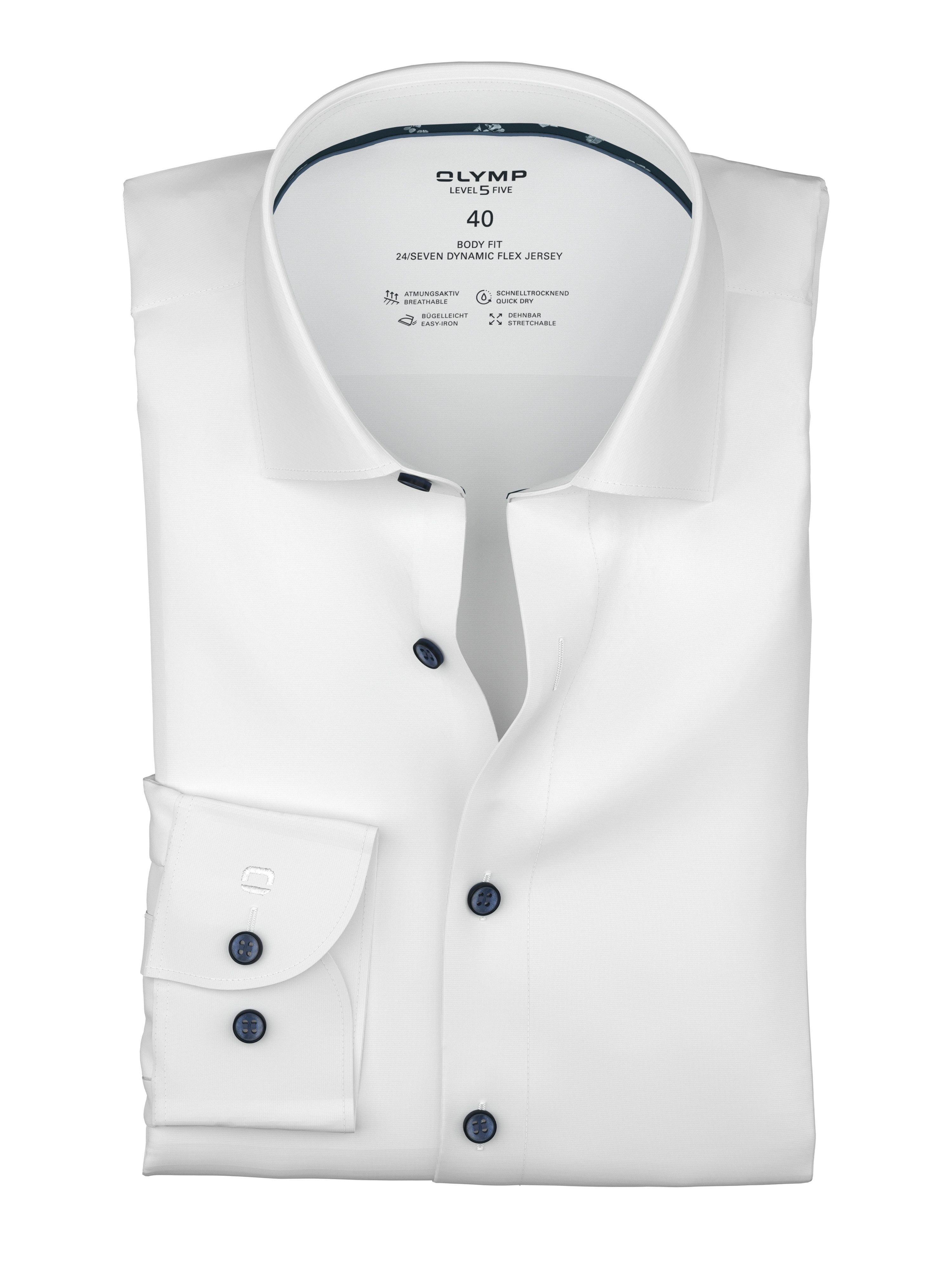 OLYMP Langarmhemd Level Five 24/Seven Businesshemd, body fit, Modern Kentkr günstig online kaufen