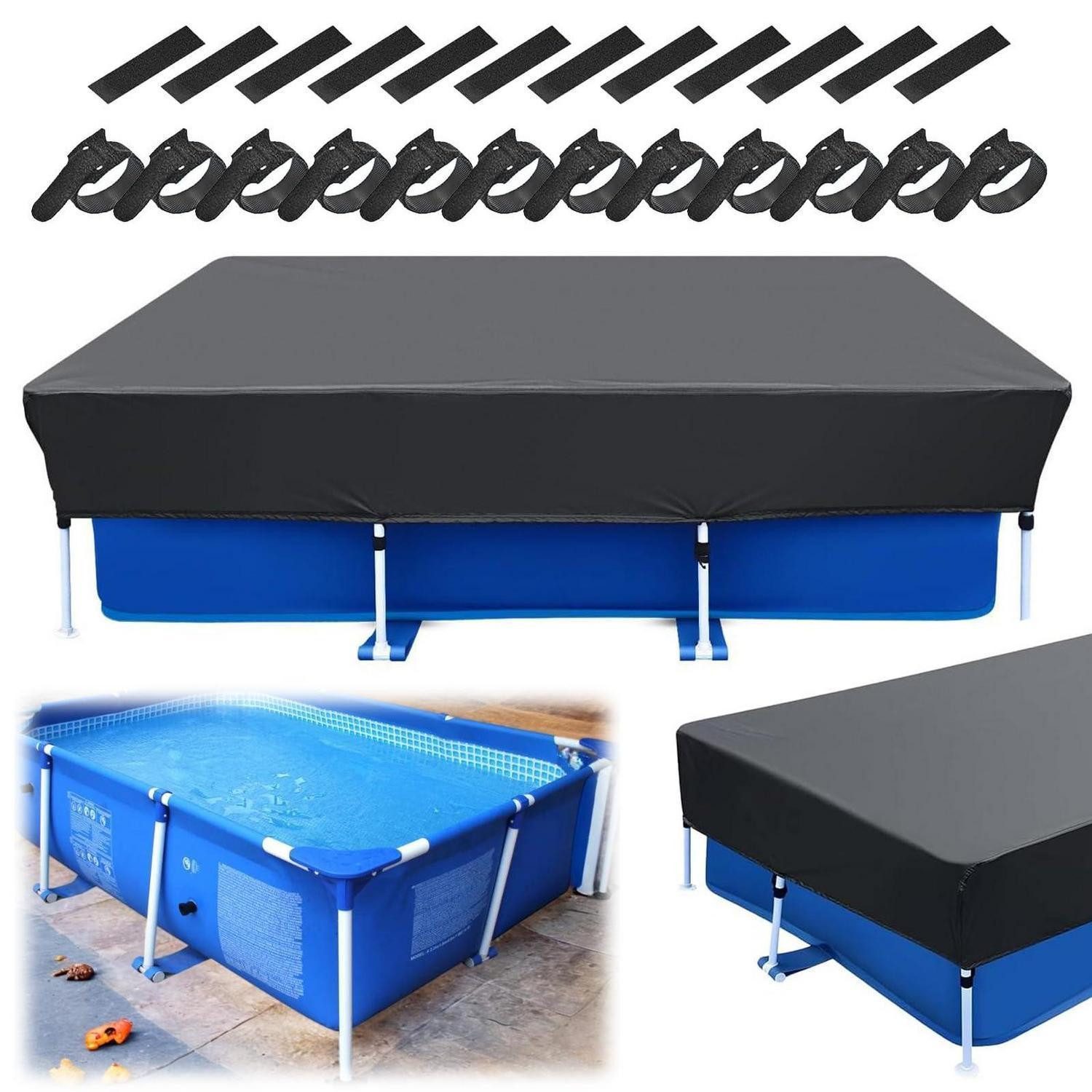 LuxusKollektion Pool-Abdeckplane Poolabdeckung Rechteckig 260x170cm UPF50+ (1-St)