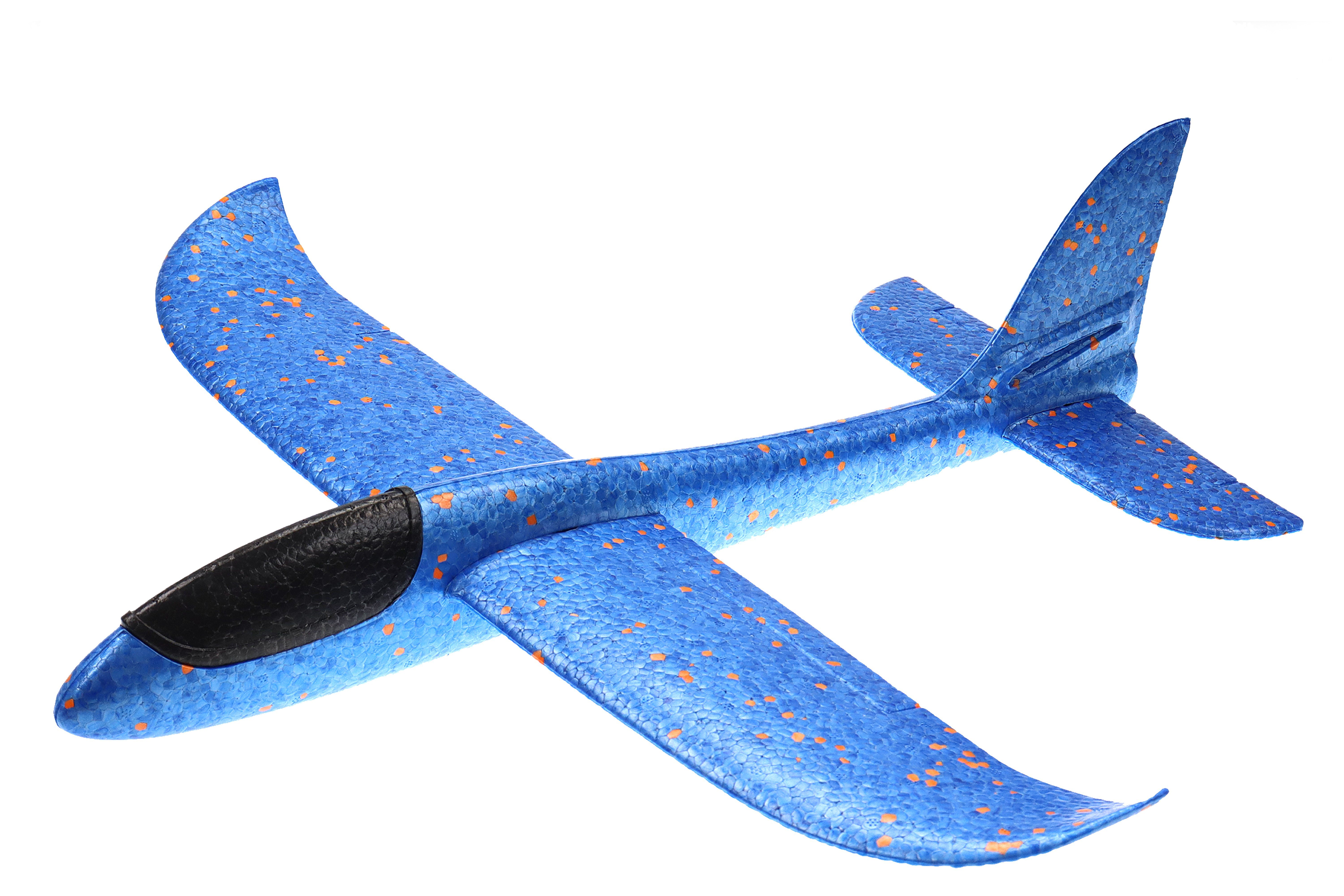 6 Gleitflieger Wurfgleiter Kinder Spielzeug 49cm Styroporflieger Flugzeug Modell 