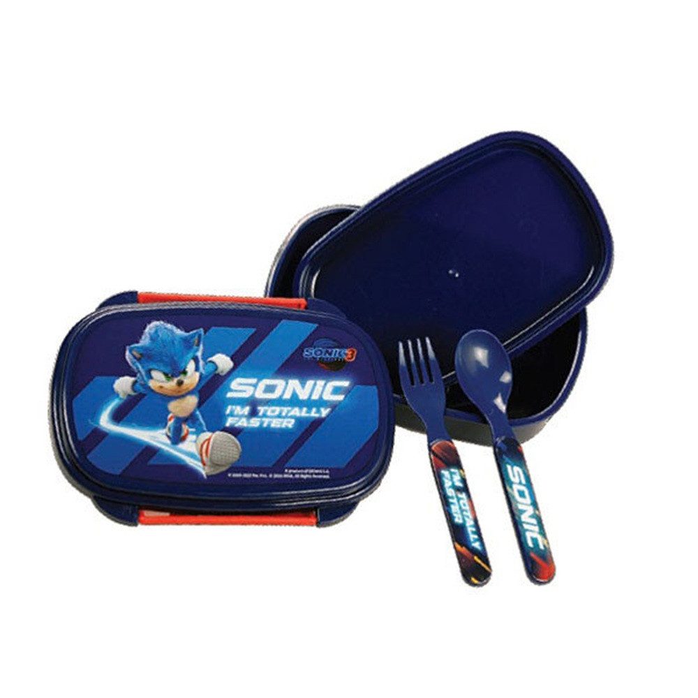 Sonic Lunchbox Sonic der Igel Faster Sandwichbox + Besteck-Set, (1-tlg)
