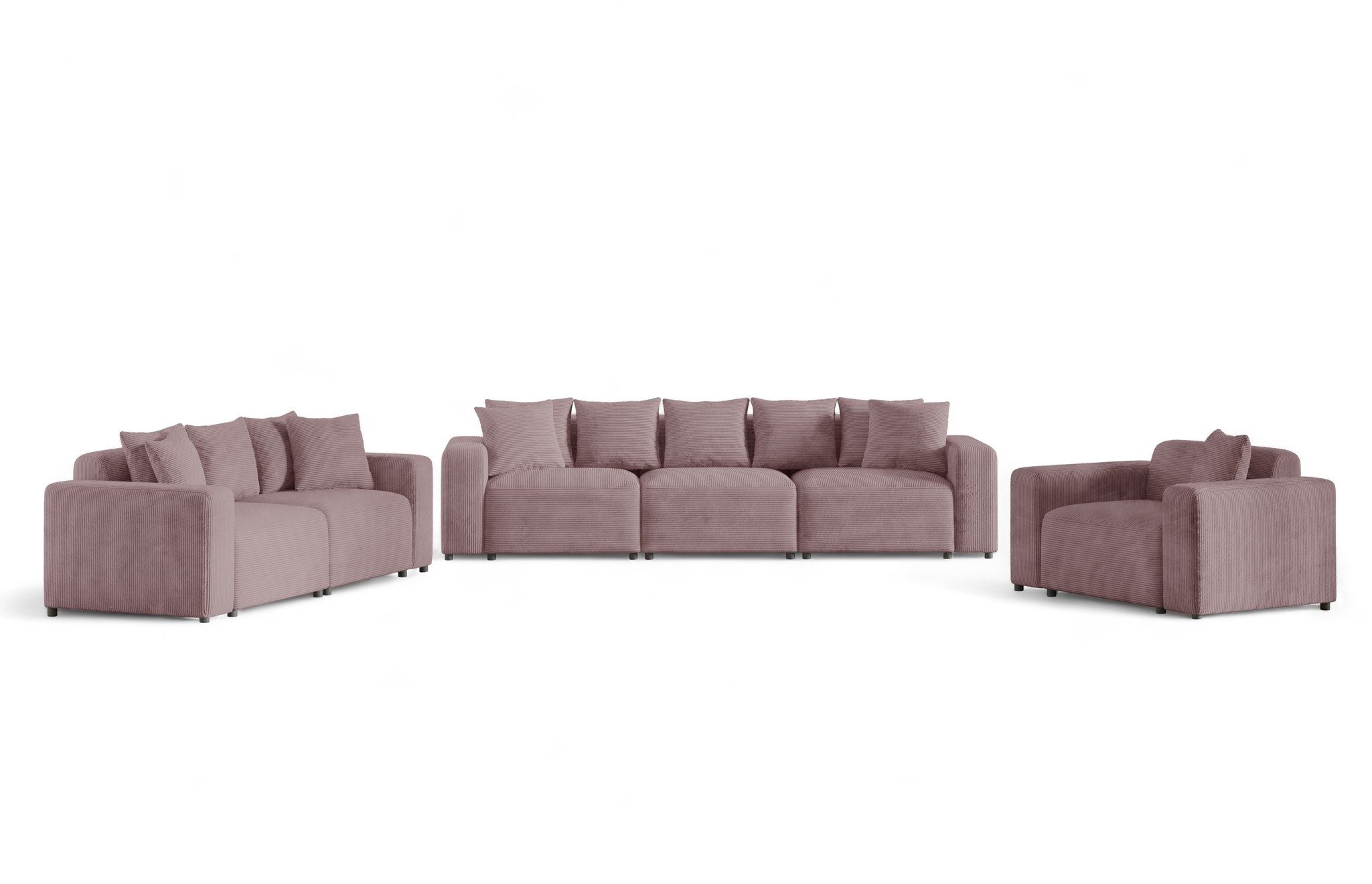 Fun Möbel Polstergarnitur Sofa-Set Designersofa MEGAN günstig online kaufen