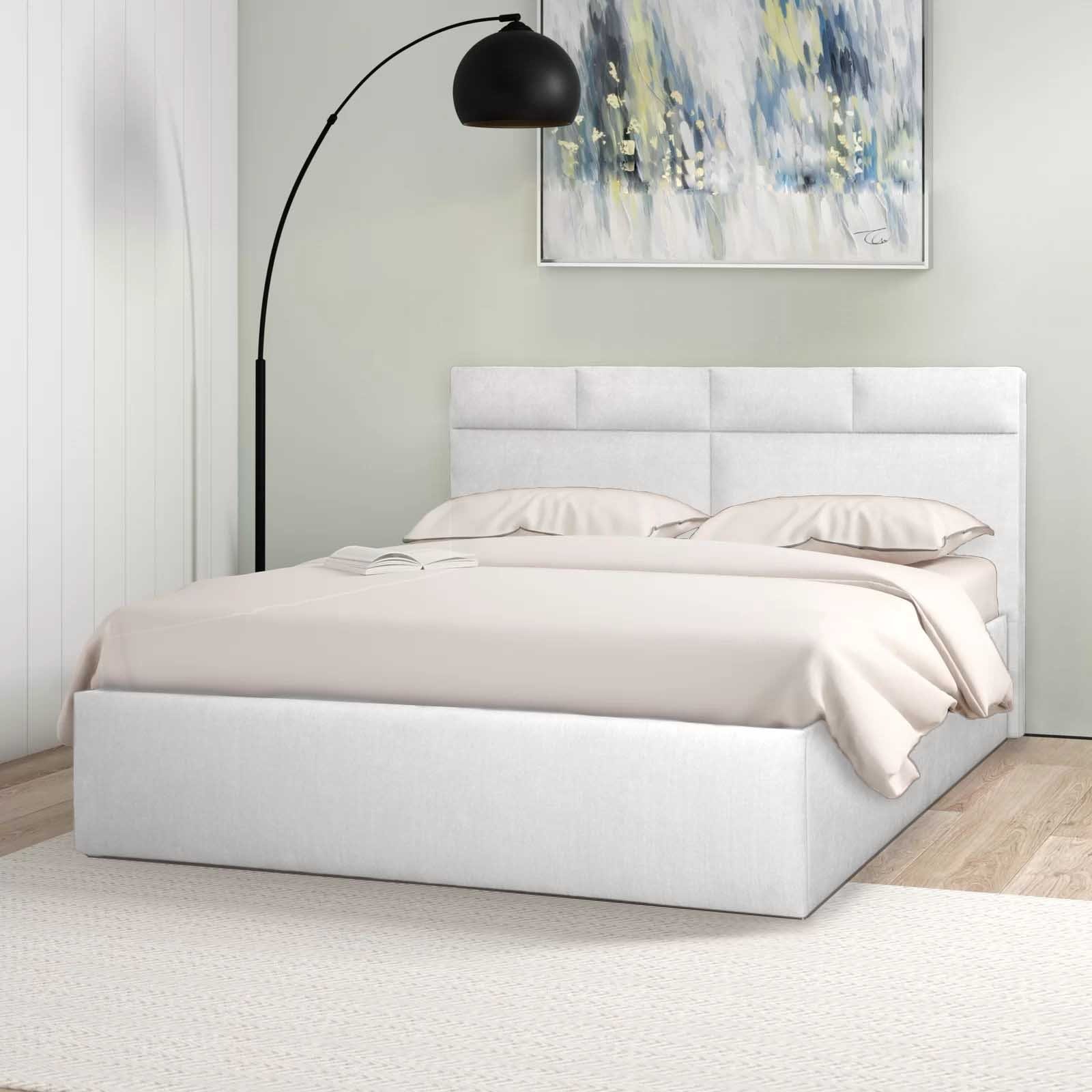 Halmon Schlafkomfort Betten Polsterbett Komo (erhältlich In 6 Größen und 5 attraktiven Farben), Seitenhöhe 40cm, inkl. Lattenrost bei Ausführung mit Matratze