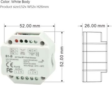 Ogeled LED Dimmer Universal Funk Dimmer Unterputz Smart-Home-Zubehör