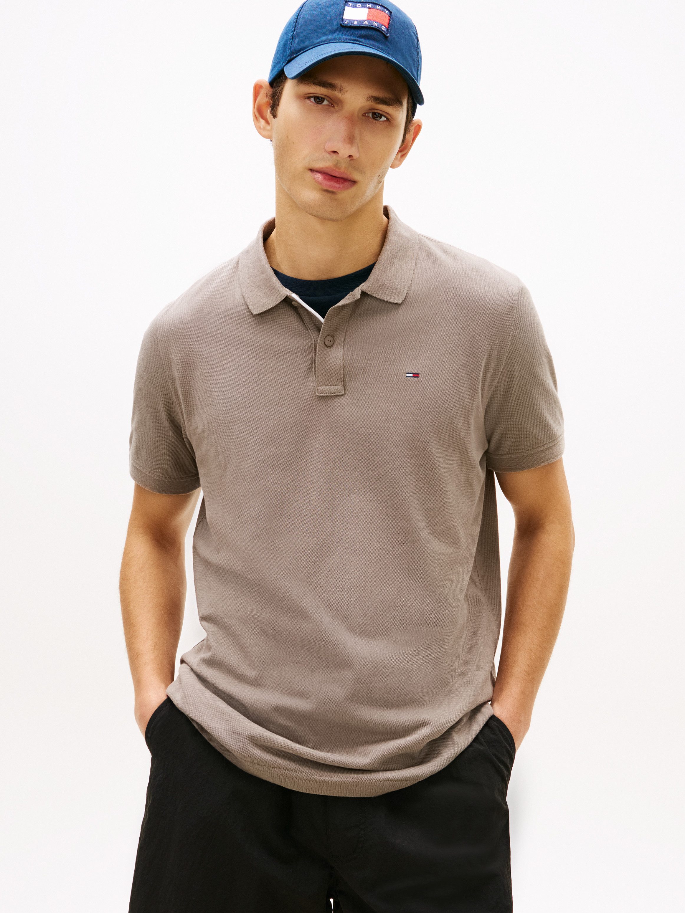 Tommy Jeans Poloshirt TJM SLIM PLACKET POLO EXT günstig online kaufen