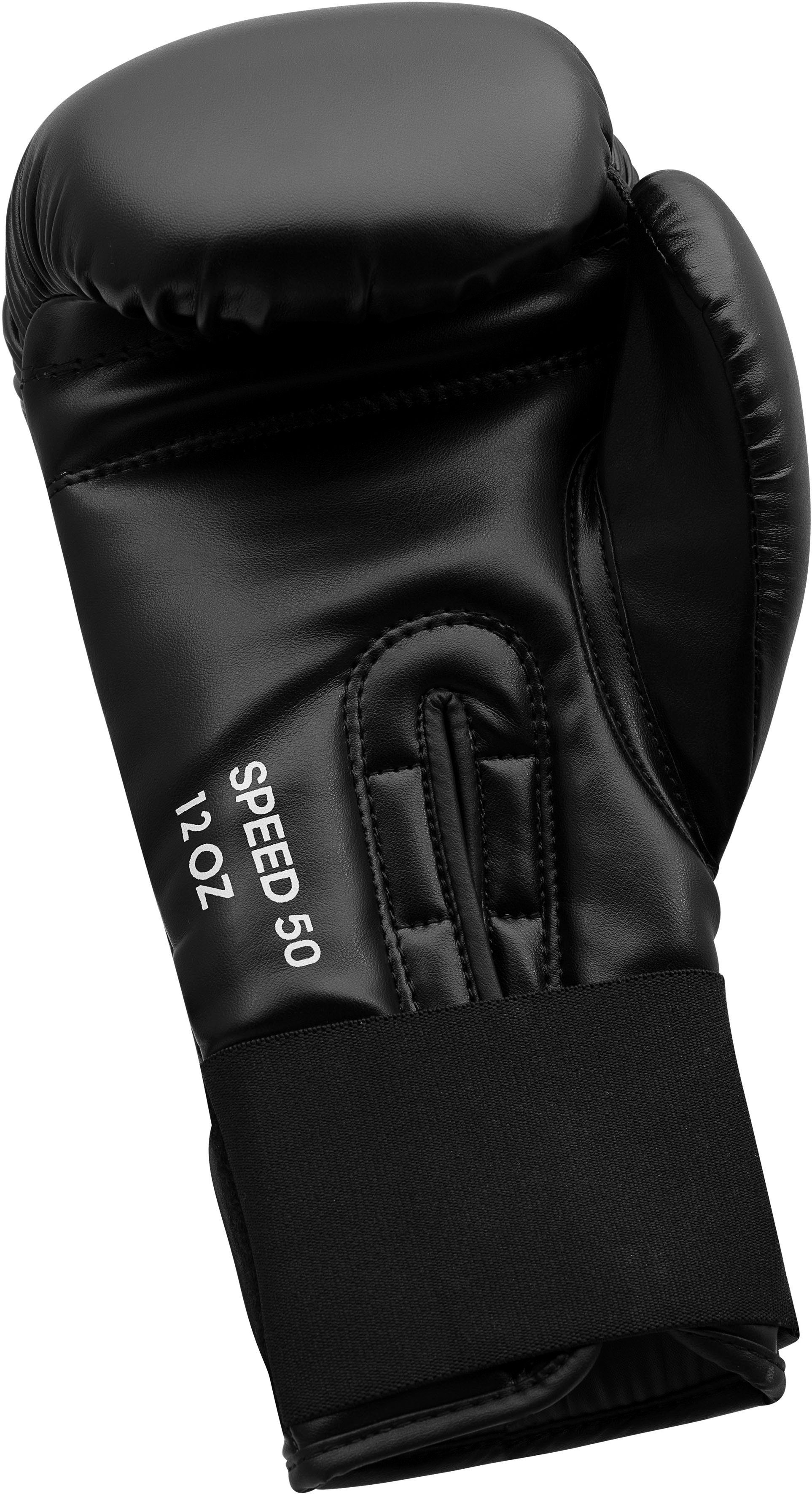 Kinderboxhandschuhe adidas 50 schwarz/gold Speed Performance