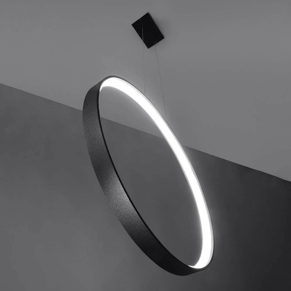 LED Design etc-shop LED Neutralweiß, fest Ring Pendellampe verbaut, LED-Leuchtmittel Hängeleuchte Pendelleuchte, Wohnzimmerlampe