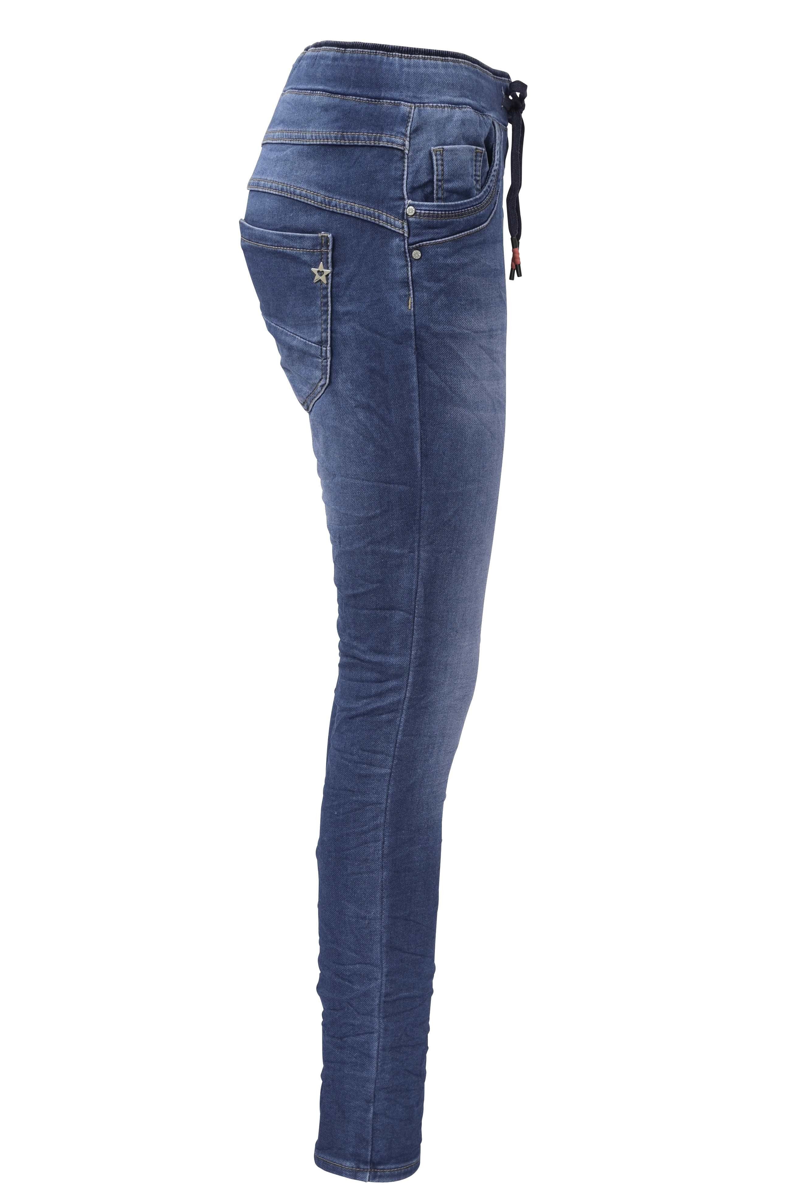 Jewelly Regular-fit-Jeans Joggpants Wohlfühlhose Jogging Baggy Jeans günstig online kaufen