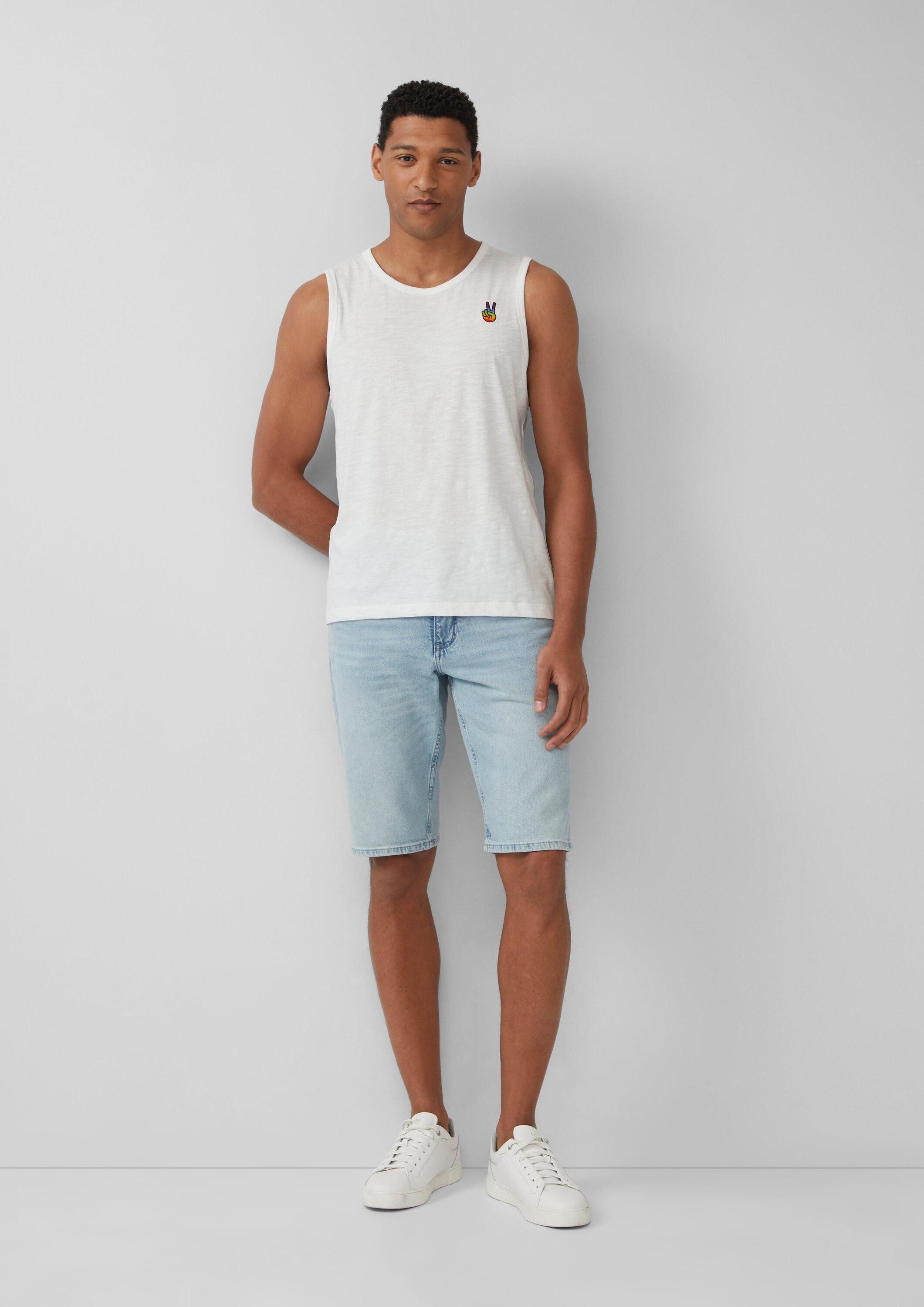 s.Oliver Muskelshirt T-Shirt T-Shirt mit Pride-Motiv