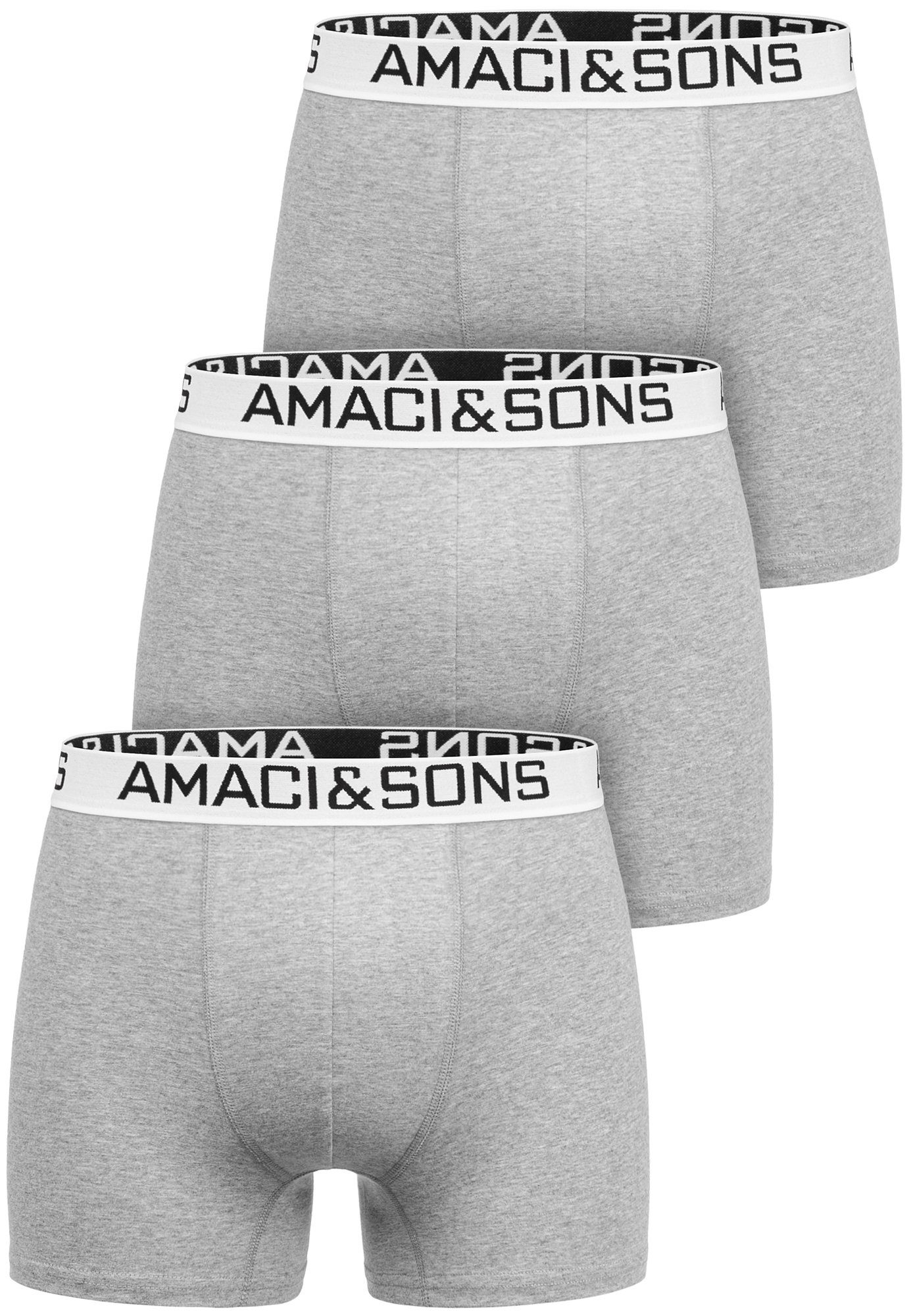 Amaci&Sons Boxershorts DUSTIN 3er Pack Boxershorts (3er-Pack) Herren Baumwo günstig online kaufen