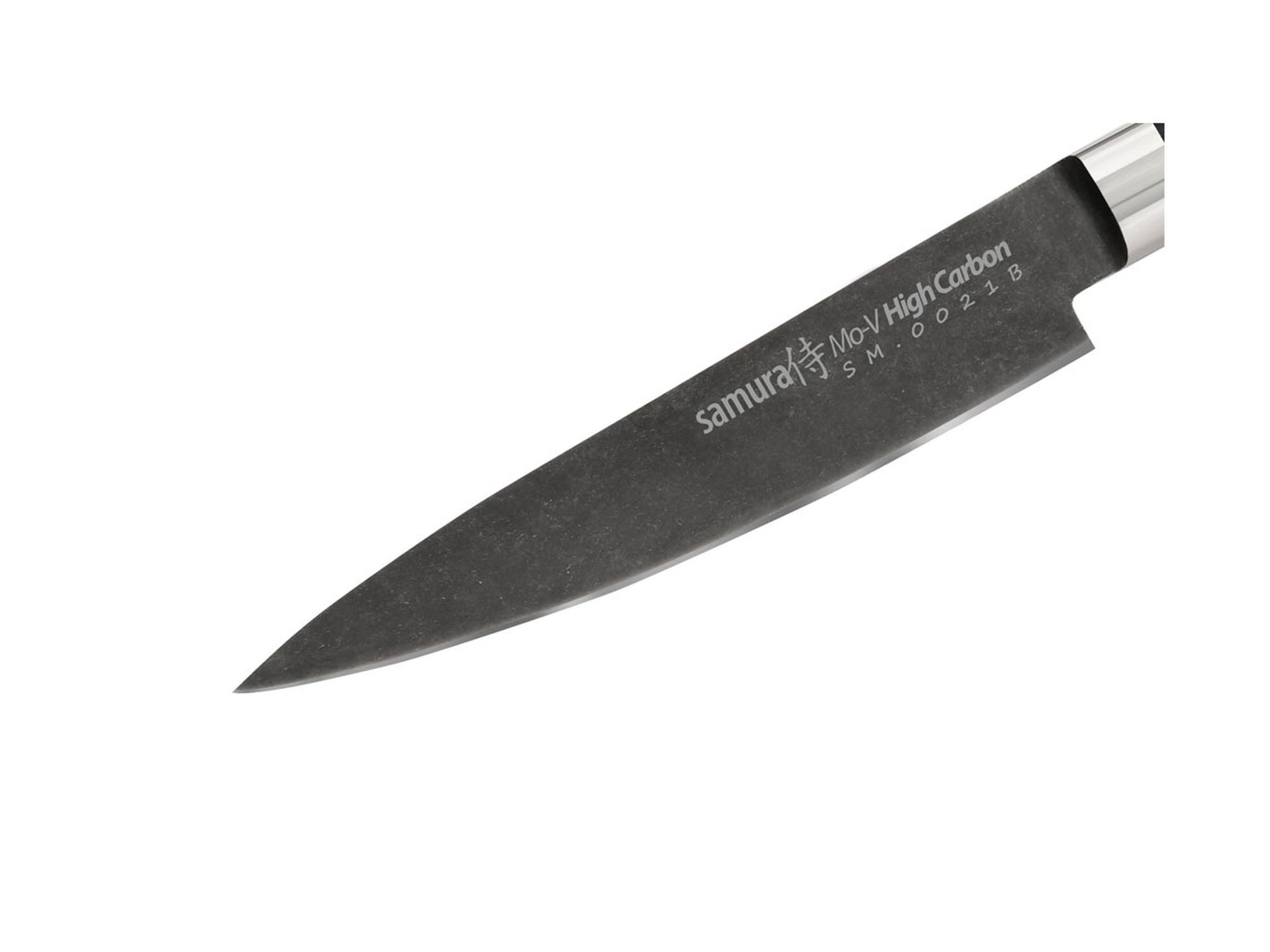 Samura Kochmesser Samura Mo-V Allzweckmesser 12,5 cm SM-021B Stonewashed