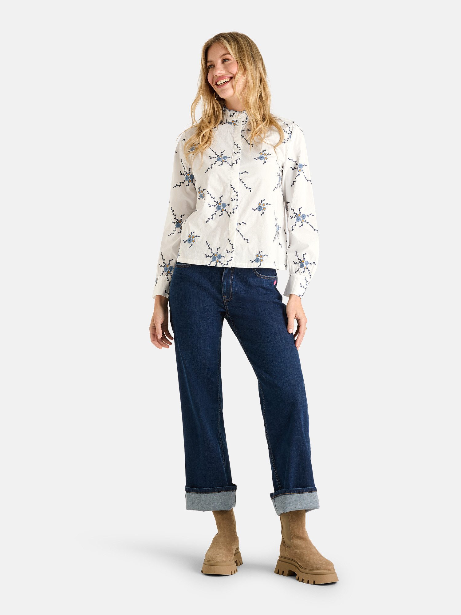 Lieblingsstück Klassische Bluse AlieenL aus 100% Baumwolle
