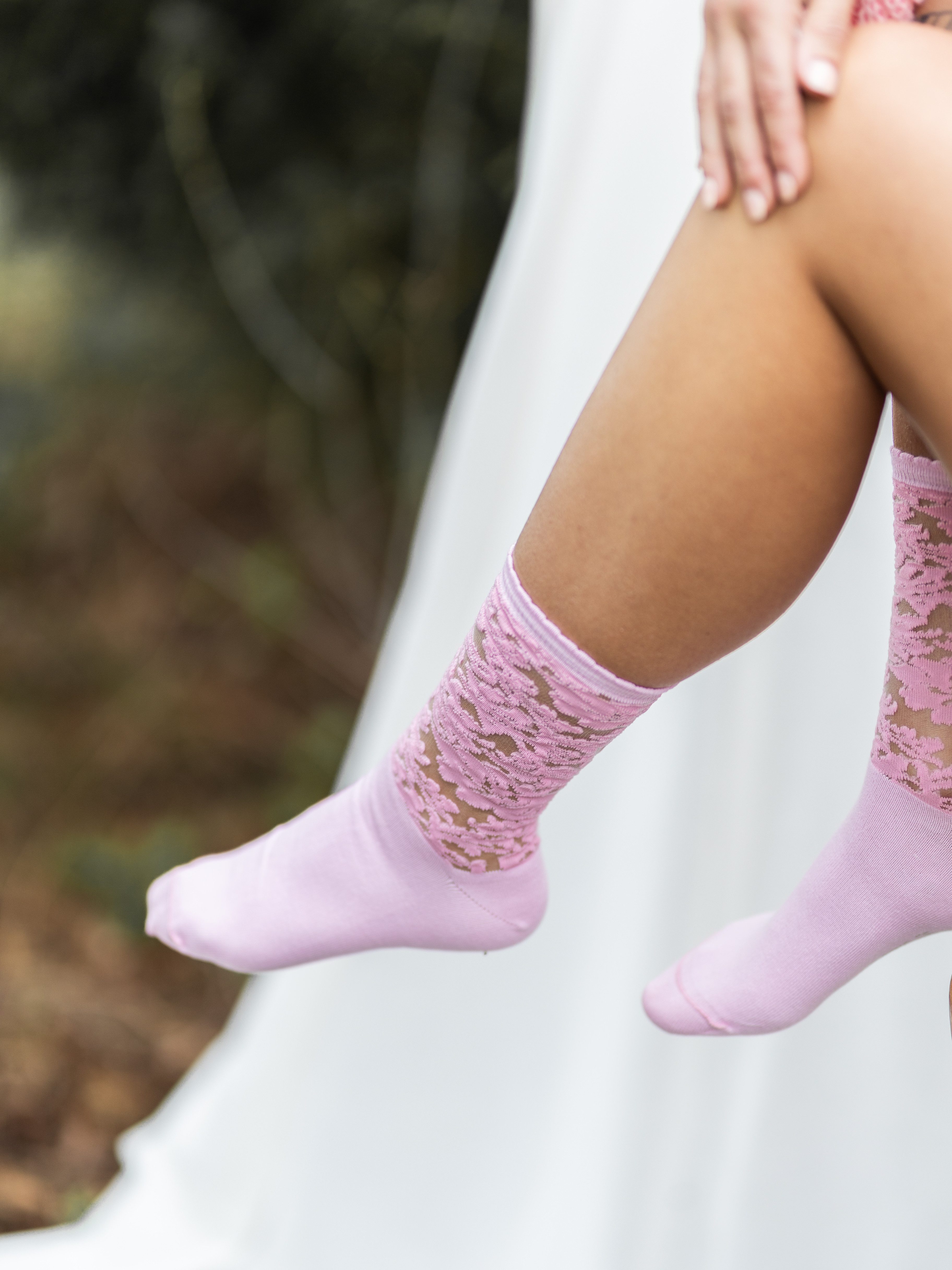 DAILYSOCKS Freizeitsocken FLORA 1.0 mit zartem Blumenmuster (1-Paar)