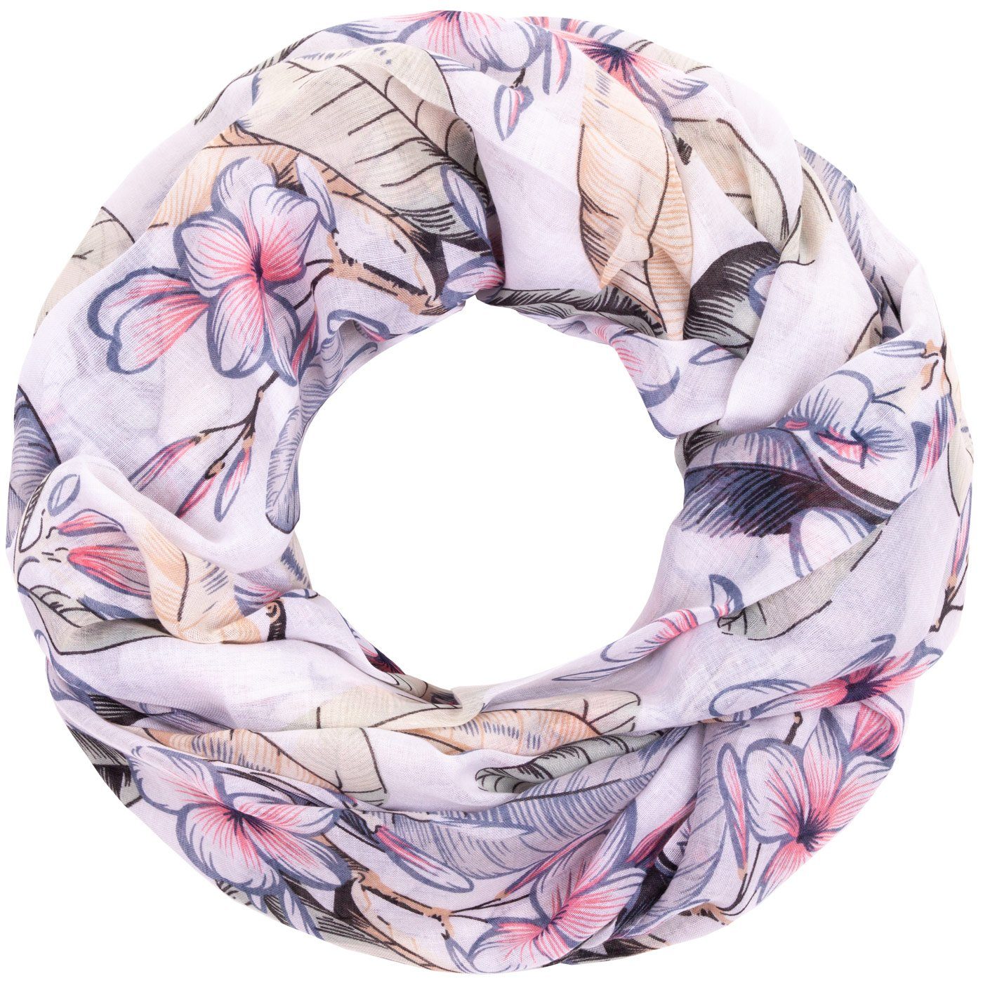 Faera Loop, Damen Schal mit tropischen günstig online kaufen