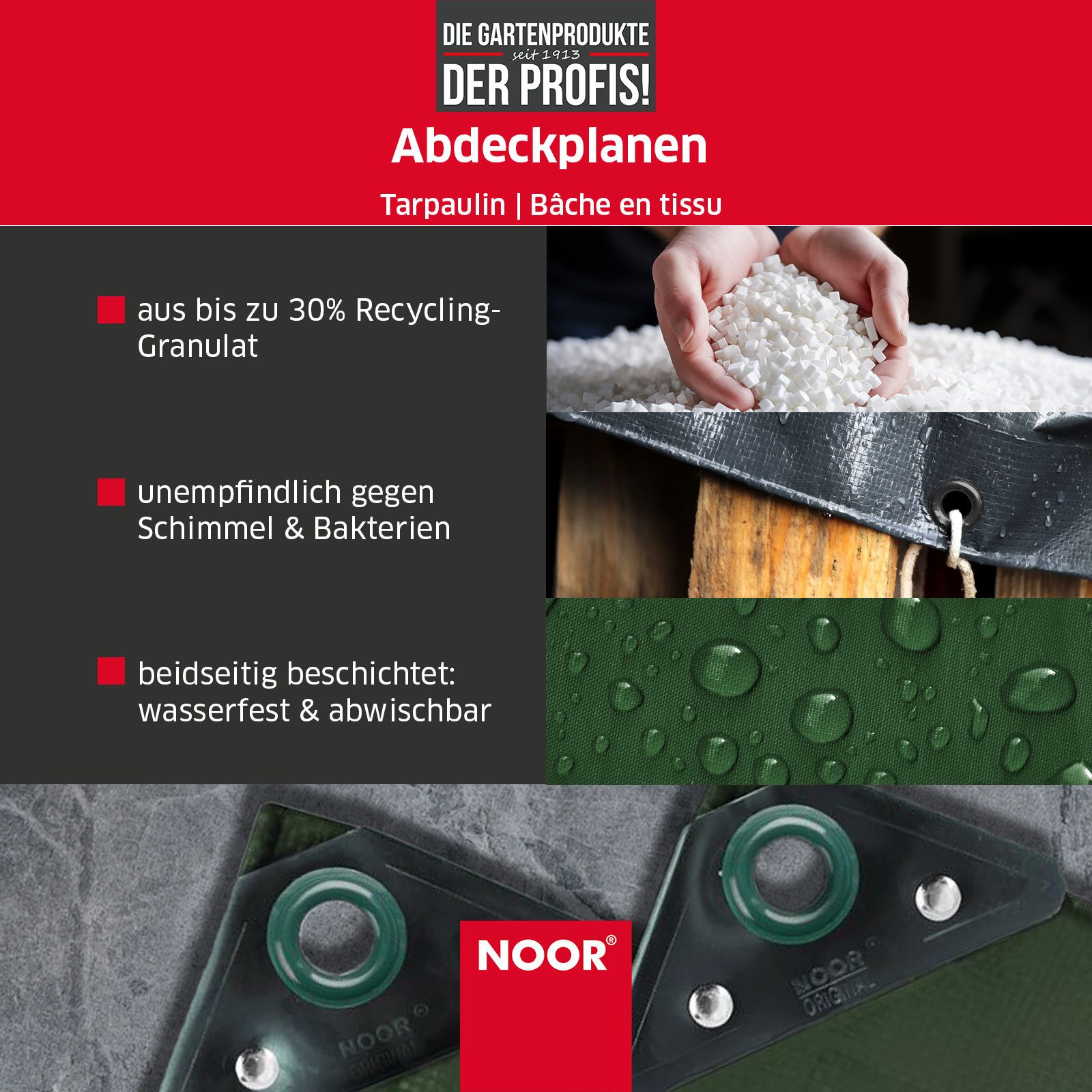 NOOR Schutzplane SUPER, Abdeckplane für einen zuverlässigen Schutz