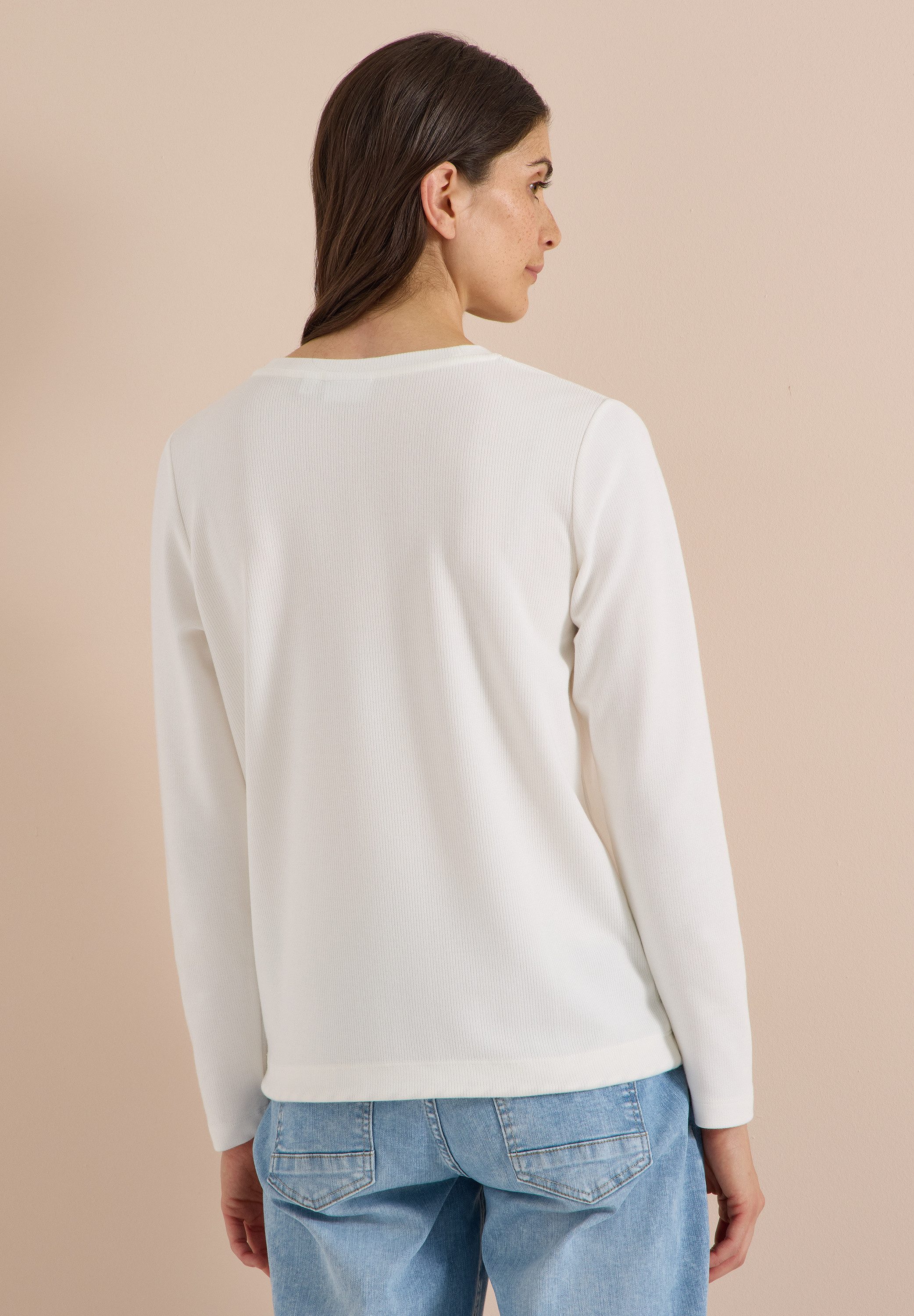CECIL Langarmshirt mit Tunnelzug am Saum – Bild 2 von 5