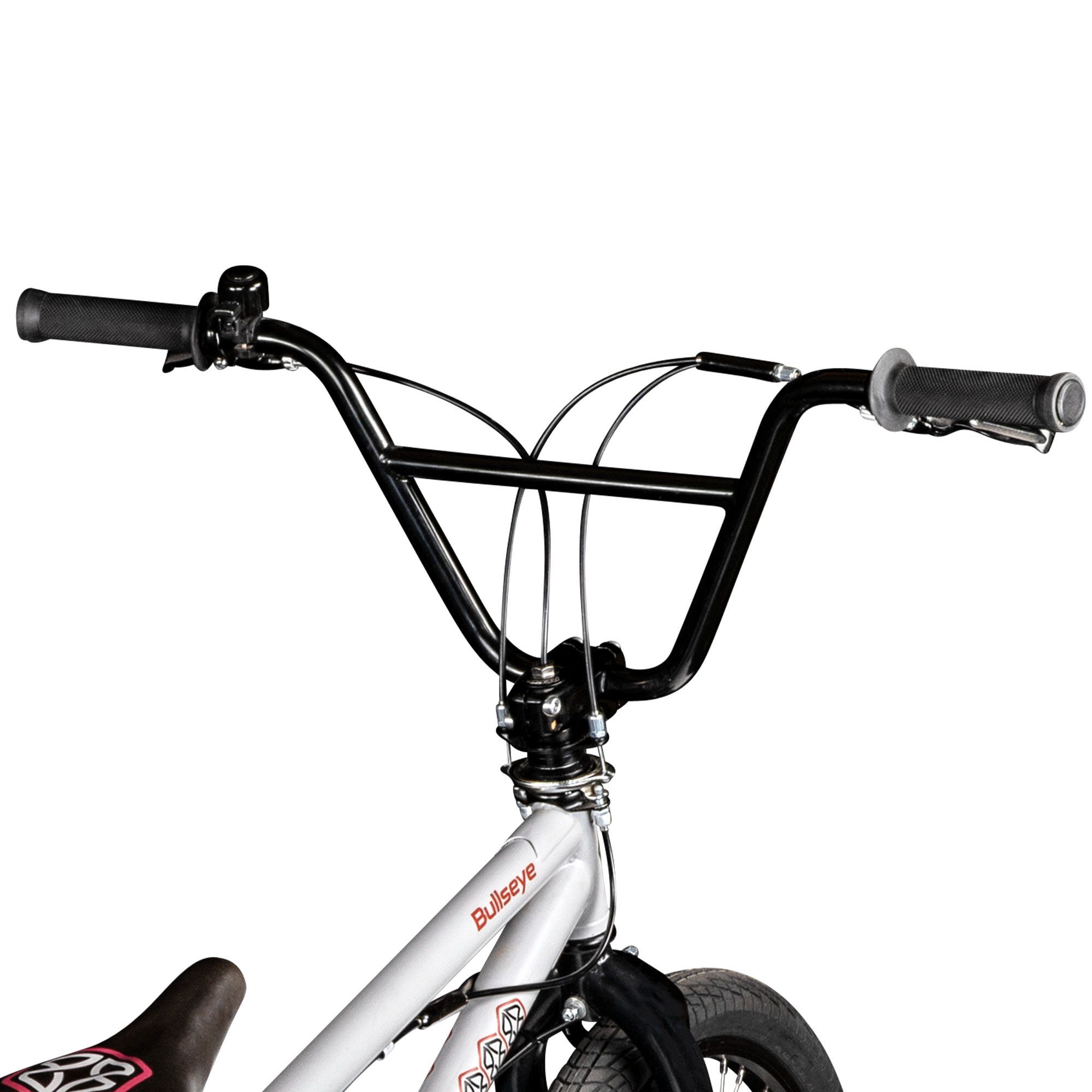 Jugendliche Zoll Gang, 301, Rotor Pegs Project 360° 20 2 Rad Fahrrad silber/rot Erwachsene BMX-Rad bullseye 1 BMX