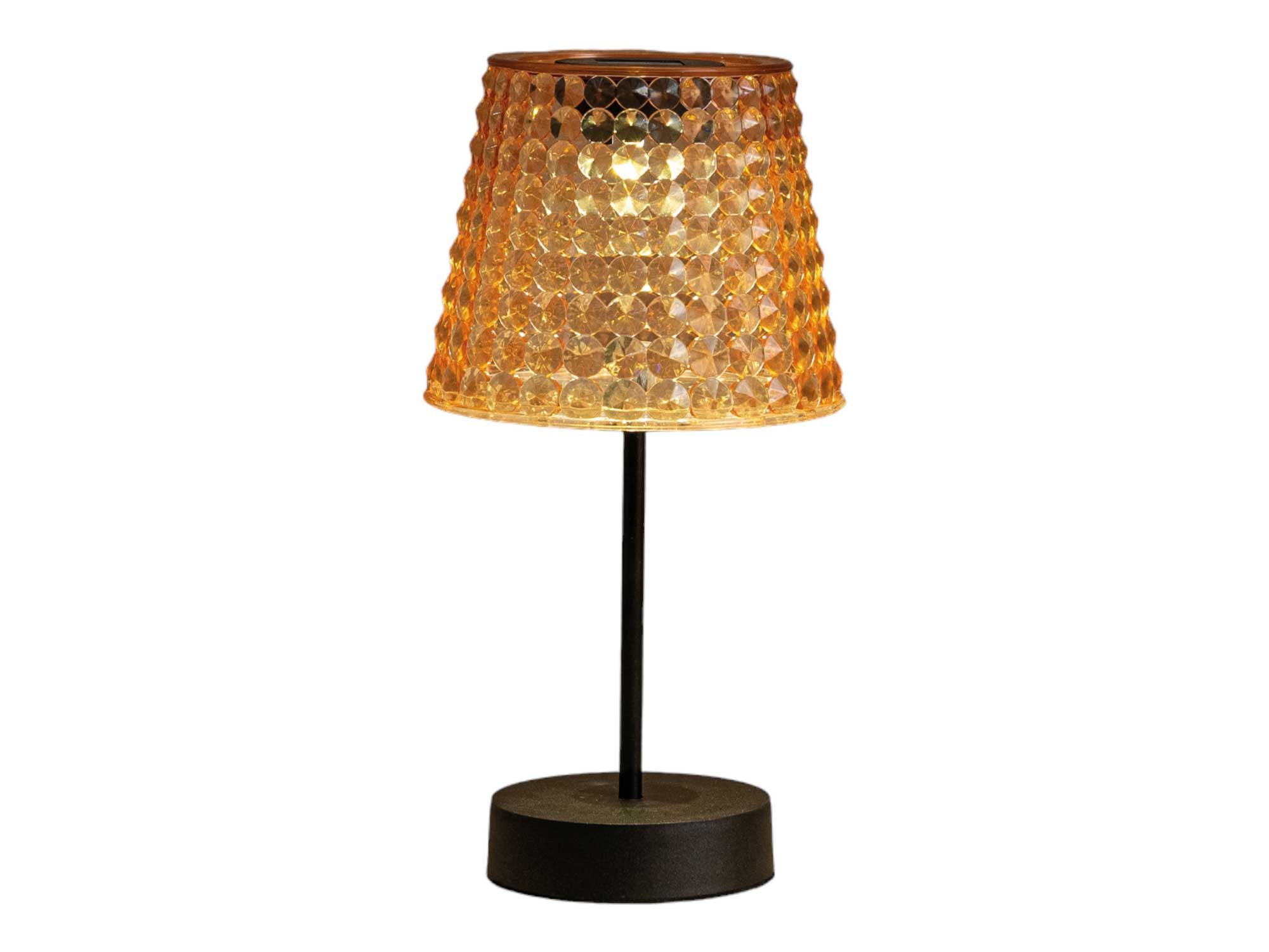 Coen Bakker Deco BV LED Tischleuchte, Ein-/Ausschalter, LED, warmweiß, Solarleuchte amber warmweiß 12,5x26cm