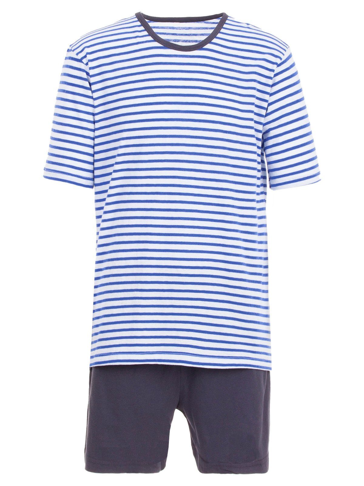 Henry Terre Shorty Pyjama Set Kurz - Gestreift