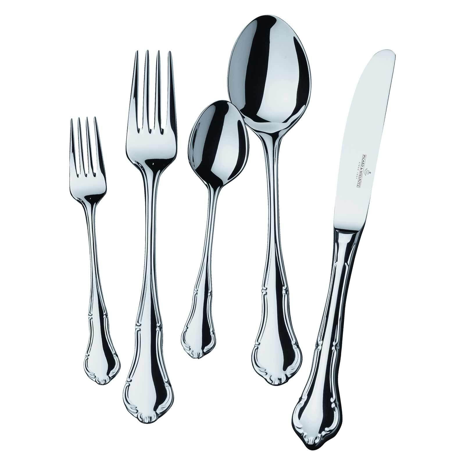 Picard & Wielpütz Solingen Besteck-Set Palazzo Tafelbesteck 30-tlg. (30-tlg), Metall, Spülmaschinengeeignet