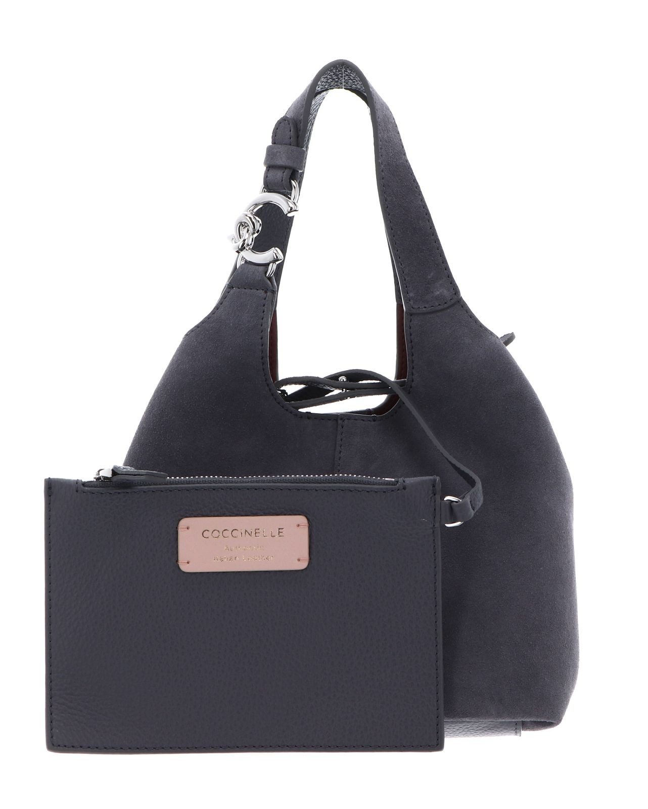 COCCINELLE Handtasche Handbag Suede (Set, 2-tlg), aus echtem Rindsleder