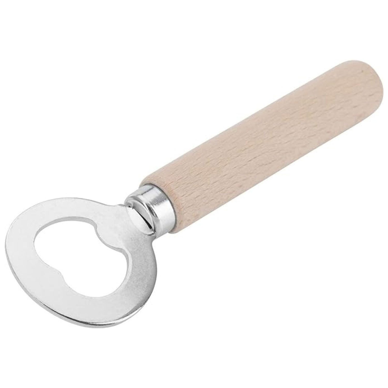 WESTMARK Flaschenöffner inkl. Kronkorkenöffner, Länge: 14,1 cm, Holz/Stahl, Woody, Hellbraun/S