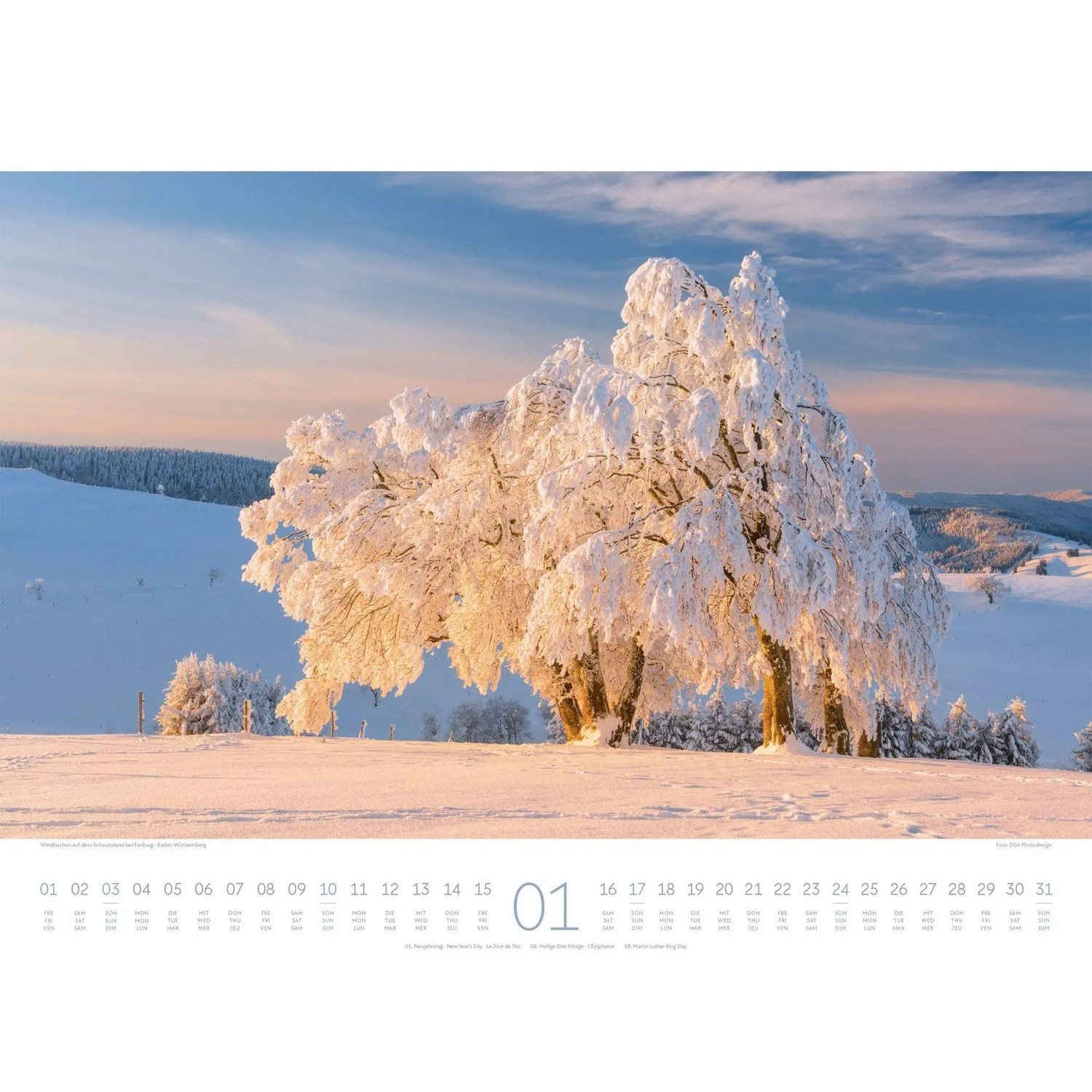 Ackermann Wandkalender Deutschland Kalender 2027, Zauberhafte Landschaften – Bild 2 von 5