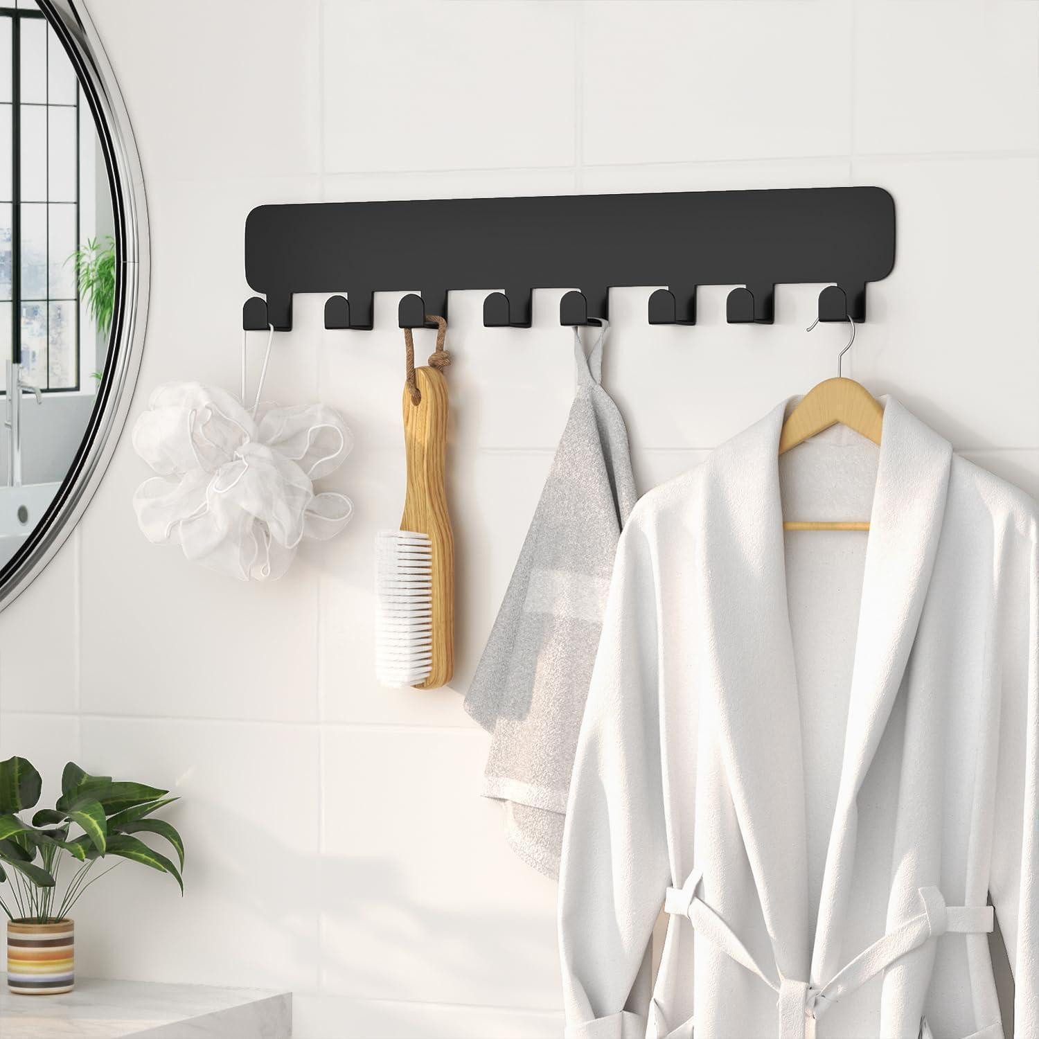 LuxusKollektion Küchenorganizer-Set Schlüsselbrett Organizer Wandschwarz 8 günstig online kaufen