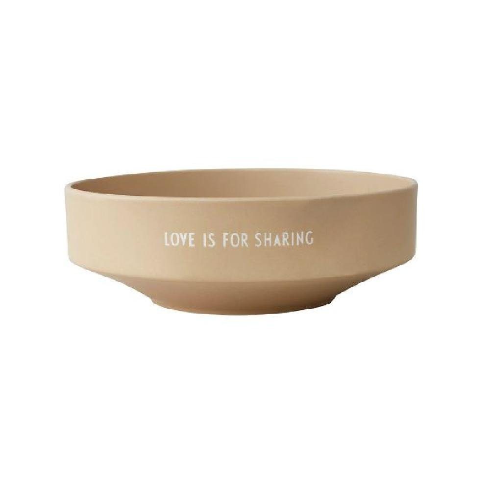 Design Letters Schüssel Schale Favourite Bowl Love is for sharing Beige (Medium)