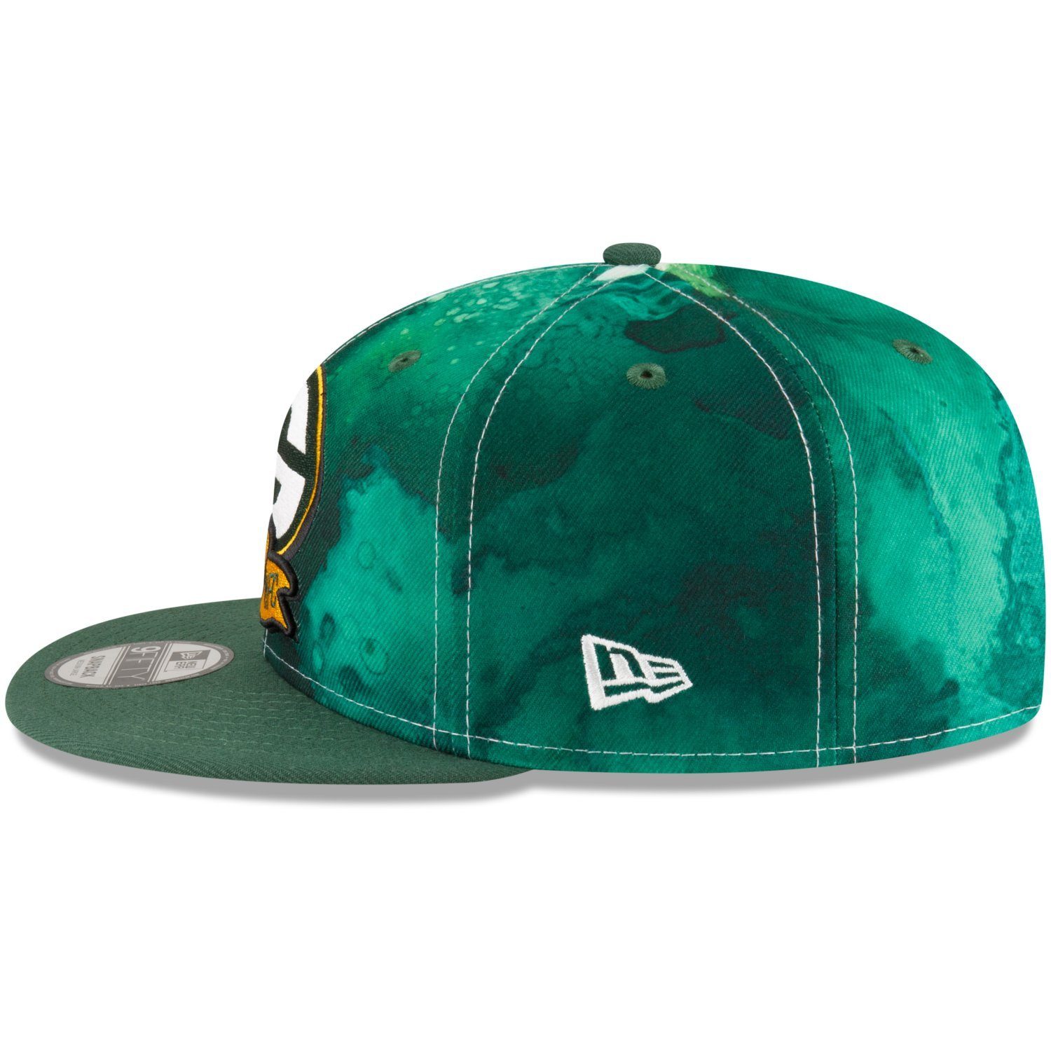 Bay Green Packers New Era Sideline 9Fifty Snapback grün Cap