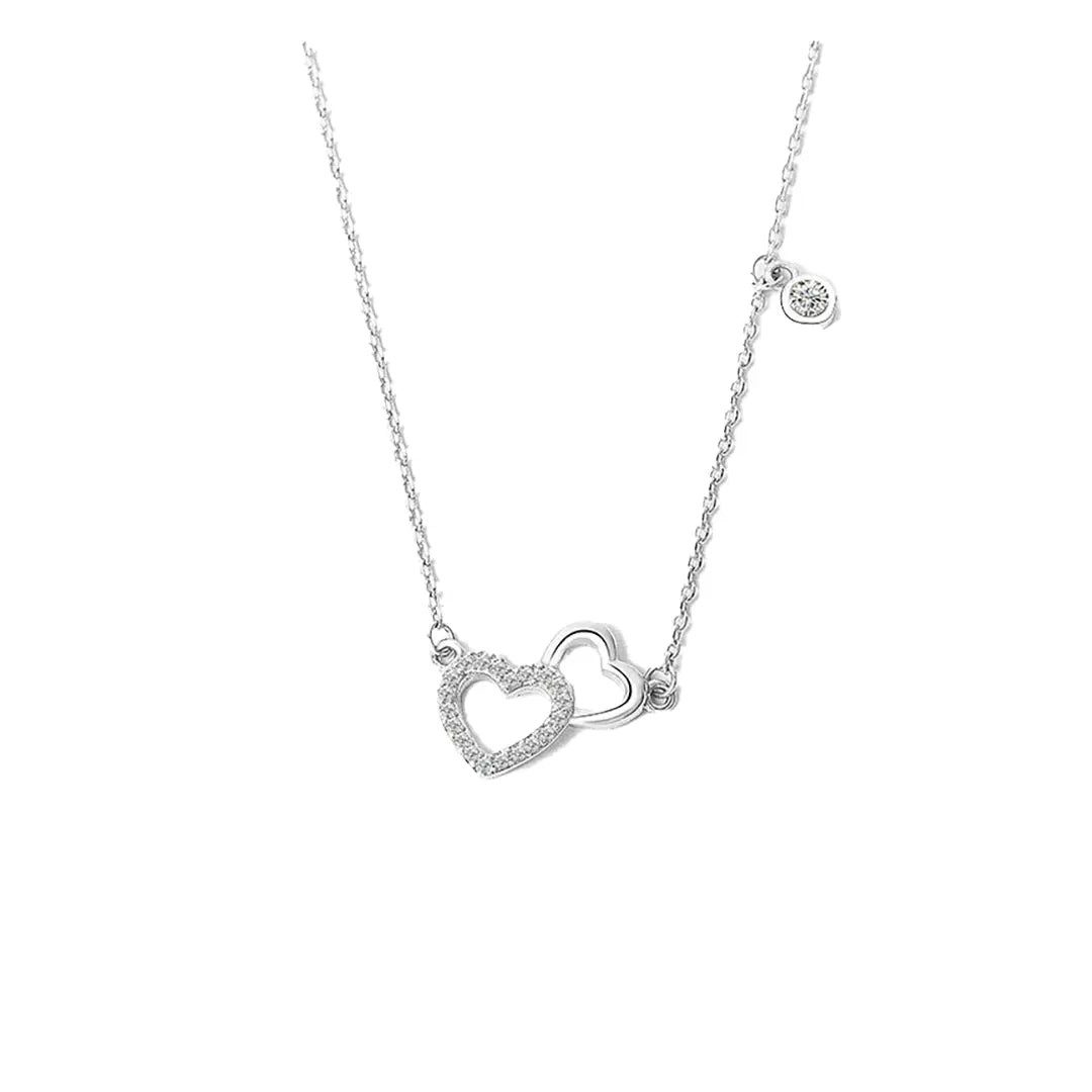 Kette mit Anhänger 925 Silber Heartspark Herzmotiv Zirkonia