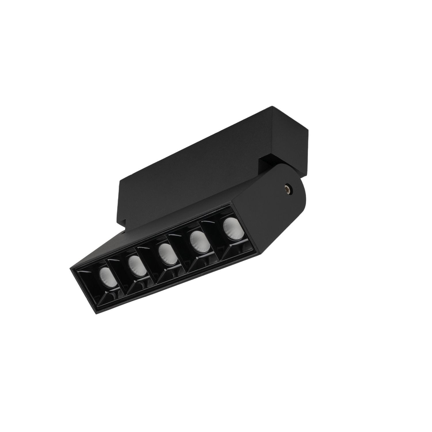 Licht-Erlebnisse Wandstrahler LAREGO, LED fest integriert, Neutralweiß, LED Aluminium 4000 K neutralweiß 600 lm verstellbar Schwarz länglich