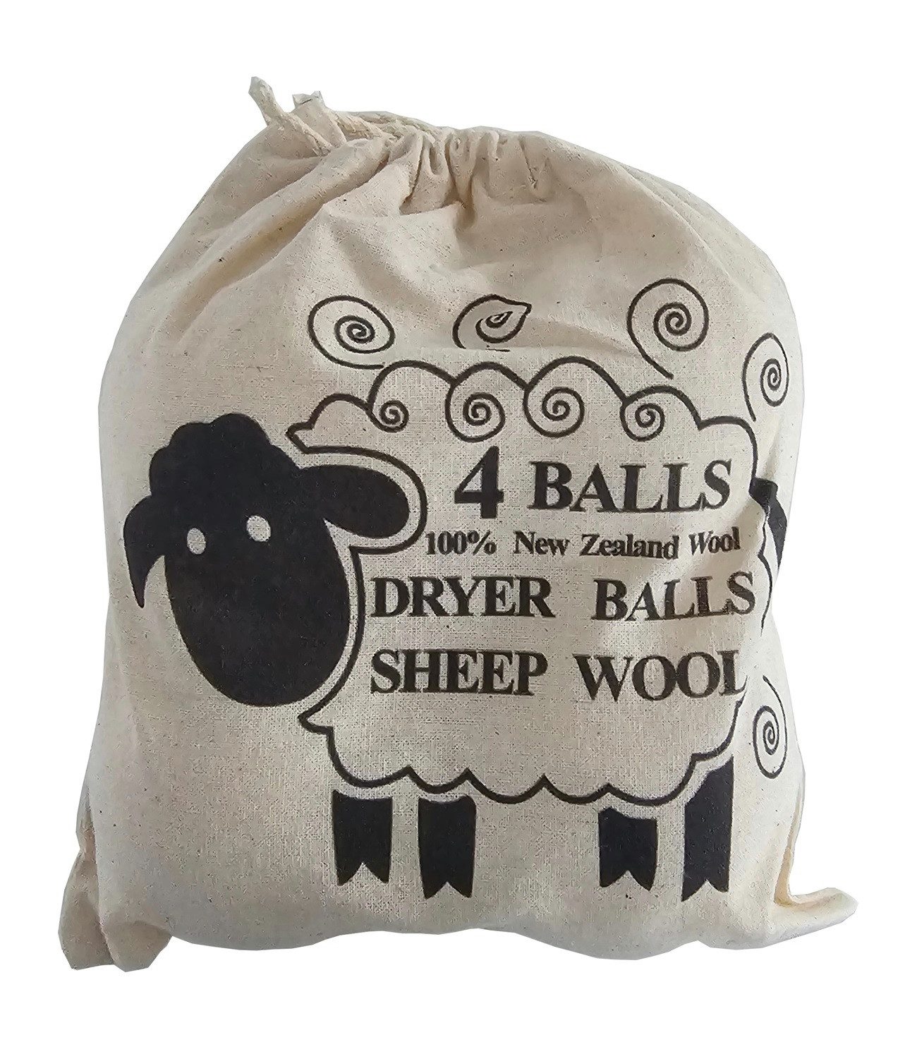 Provance Trocknerball Trocknerbälle 4er-Set aus 100% neuseeländischer Schafwolle (4-St)