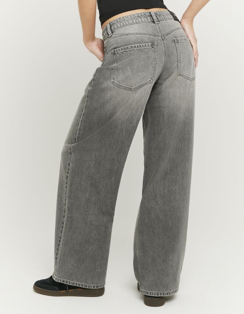 Tally Weijl Low-rise-Jeans SPADEDODA aus hochwertigem Baumwoll-Lyocell-Mix, tief geschnitten in weitem Fit
