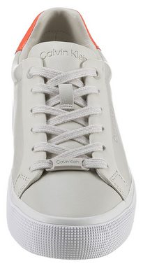 Calvin Klein VULC LACE UP - DIAMOND FOXING Plateausneaker mit Kontrastbesatz an der Ferse, Freizeitschuh, Halbschuh, Schnürschuh