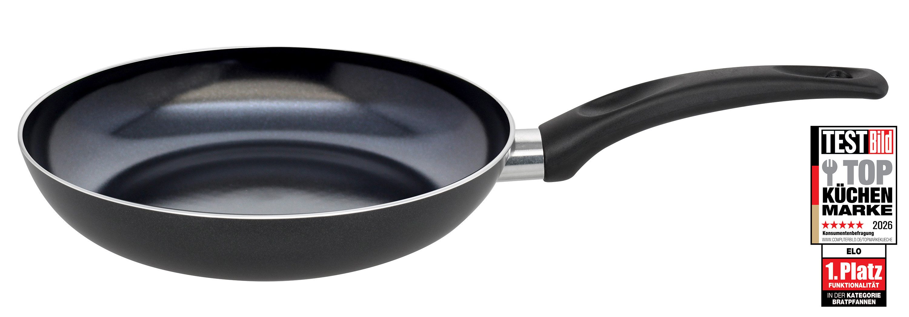 Elo Basic Bratpfanne Prima Cucina, Aluminium (1-tlg), Für alle Herdarten geeignet, inkl. Induktion