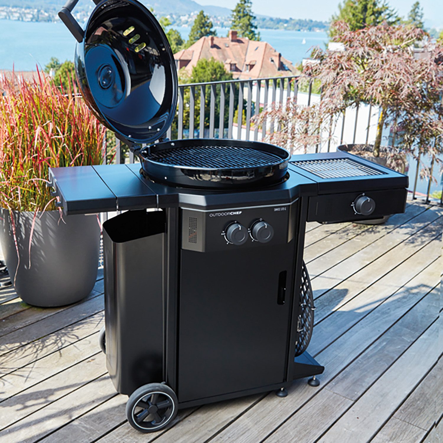 OUTDOORCHEF Holzkohlegrill Outdoorchef Gasflaschen-Kit 11 kg für Davos-Serie
