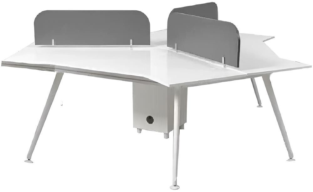 Xlmoebel Schreibtisch Designer Möbel für das Arbeitszimmer vom Counter Team kaufen (1-St., Schreibtisch für 3 Personen), Hergestellt in Europa