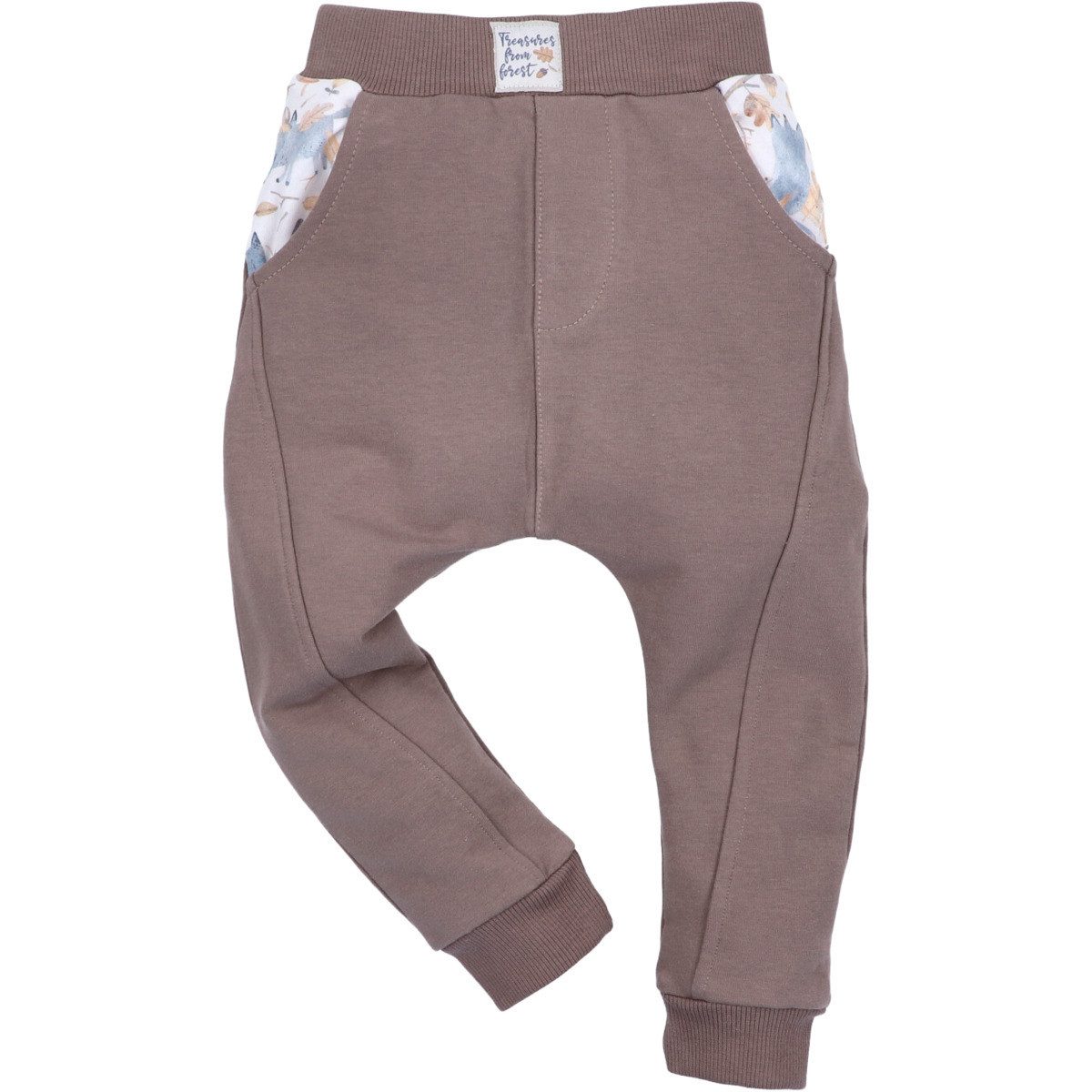 NINI Stoffhose Fuchs Unisex Kinder (1-tlg) Stoffhose, Jogginghose, Jogger, Sporthose, Chino