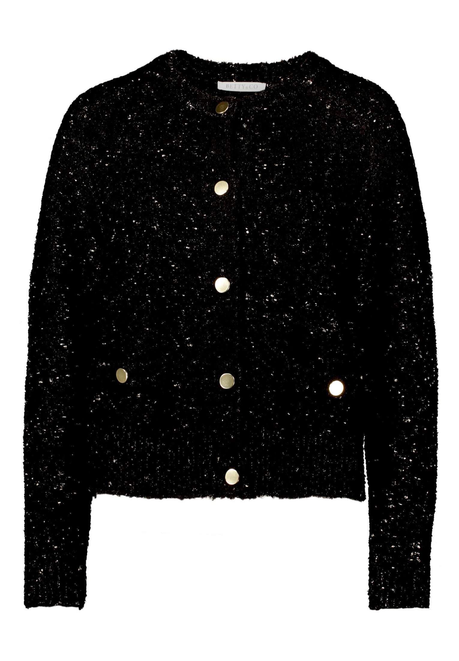 Betty&Co Strickjacke Damen mit Lurexfaden (1-tlg)