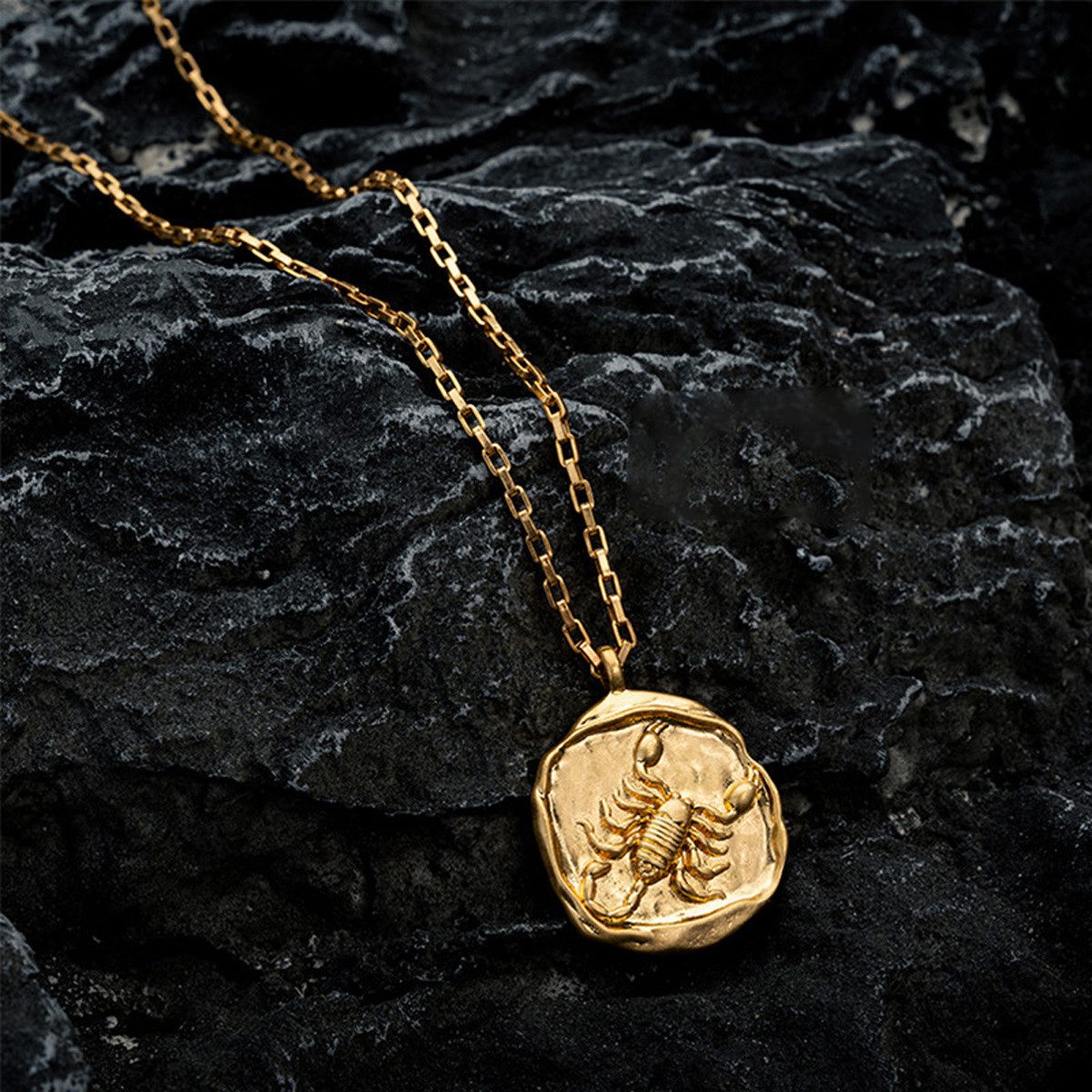 Einkaufszauber Kette mit Anhänger Halskette Sternzeichen Skorpion, Sternzei günstig online kaufen