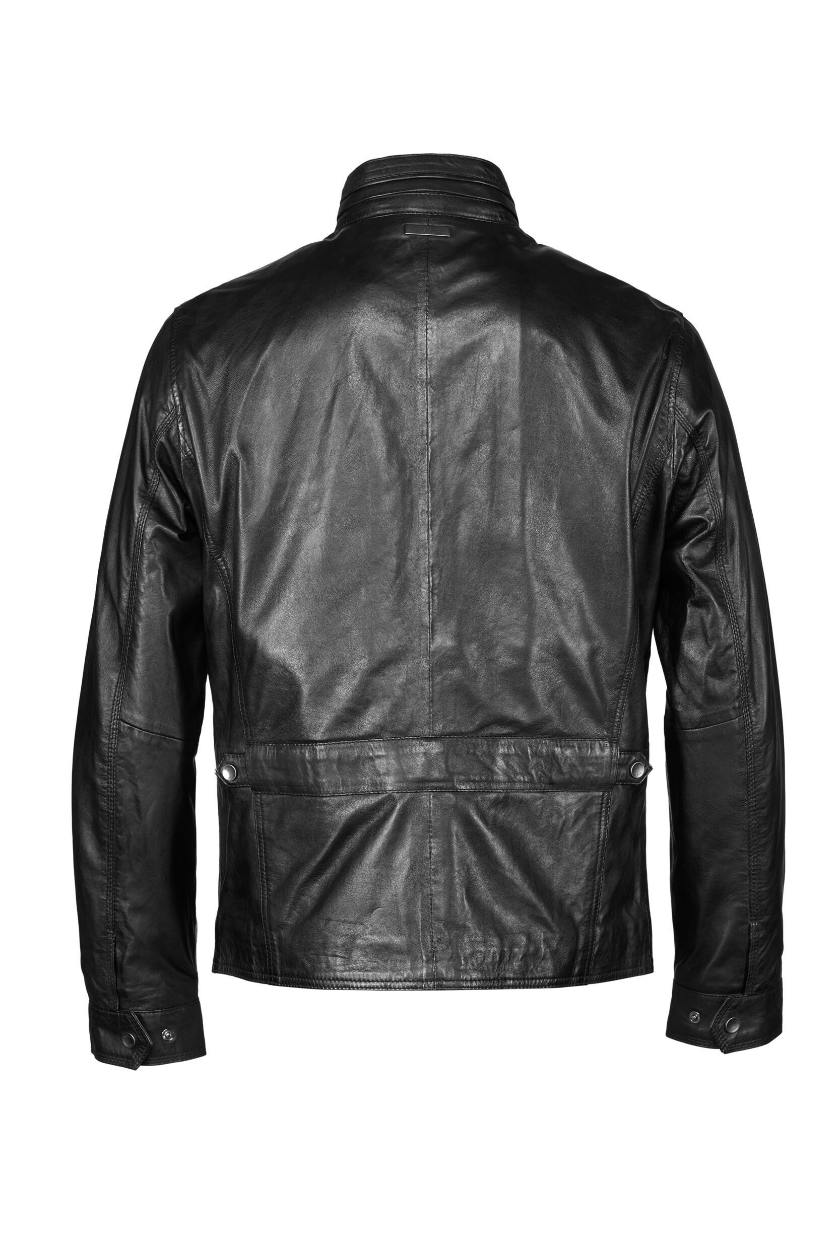 bugatti Lederjacke BUNICOLO (1-St) mit Stehkragen günstig online kaufen