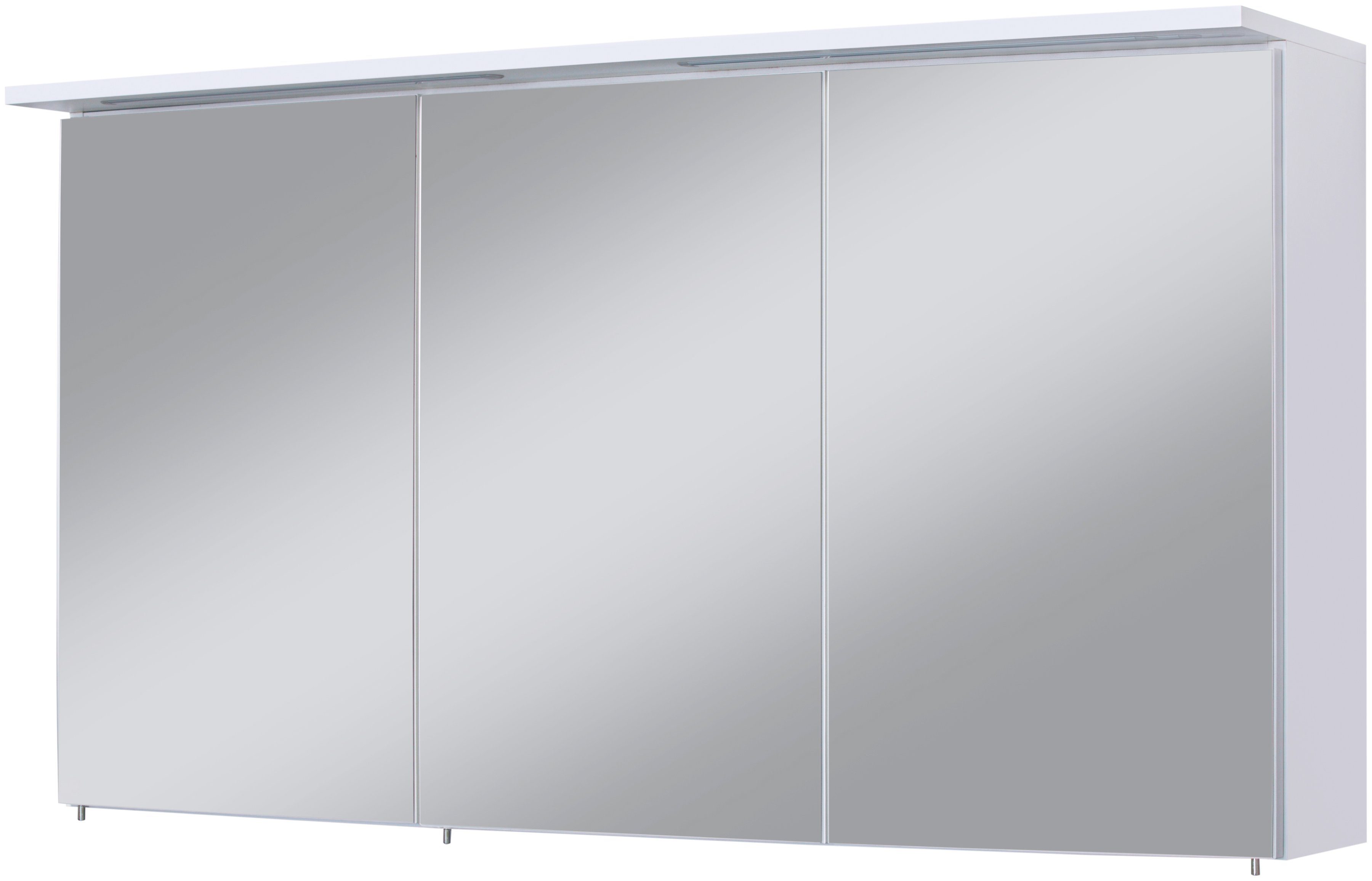 welltime Spiegelschrank Flex Breite 120 cm, mit 3D-Spiegeleffekt