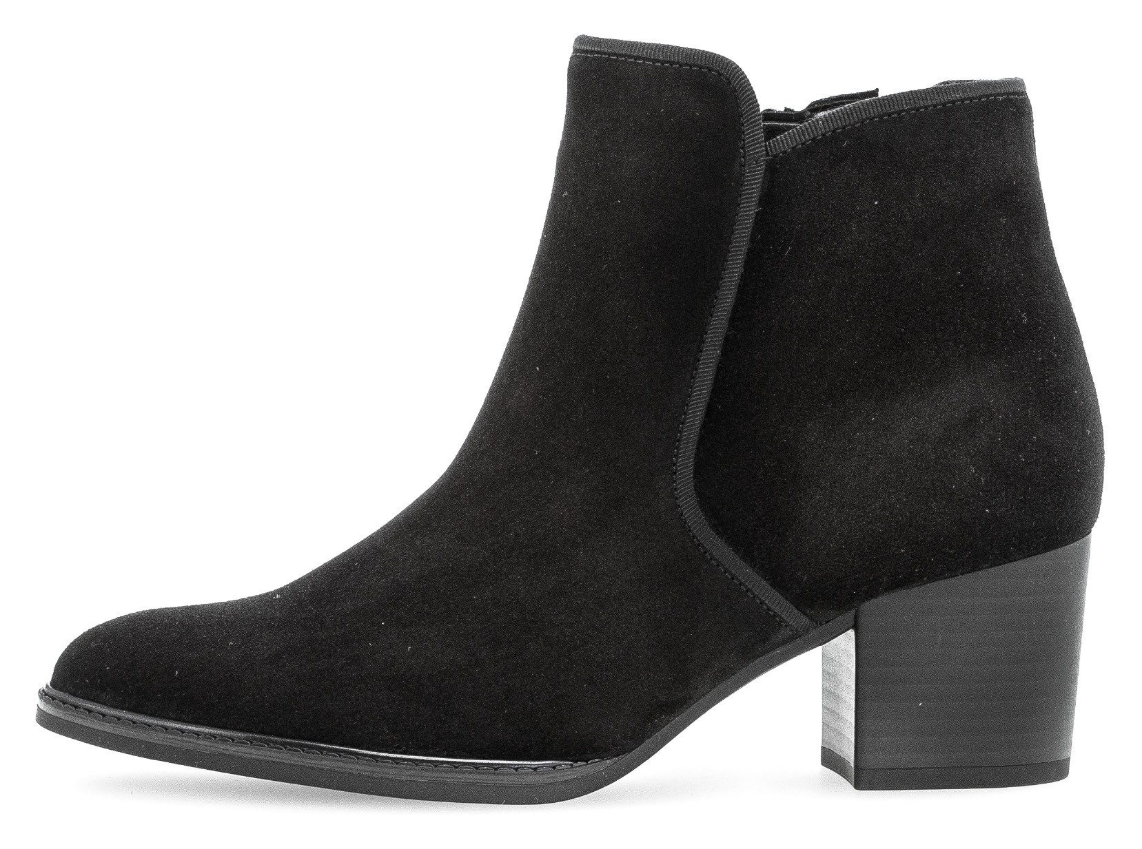 Gabor Ancona Stiefelette, Blockabsatz, Westernboots, Cowboy-Stiefelette mit Reißverschluss