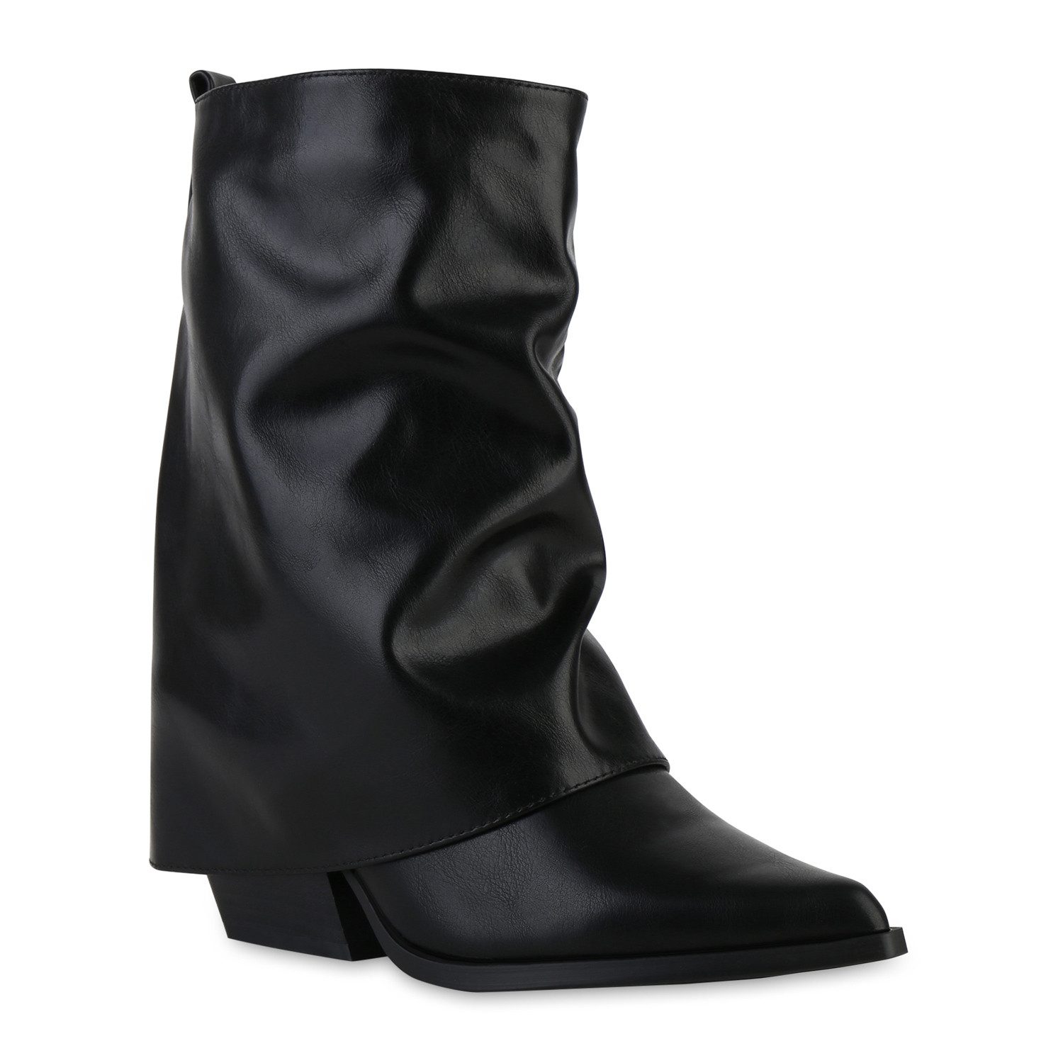 VAN HILL 841792 Cowboy Boots Damen Leicht Gefütterte Cowboy Boots Stiefelet günstig online kaufen