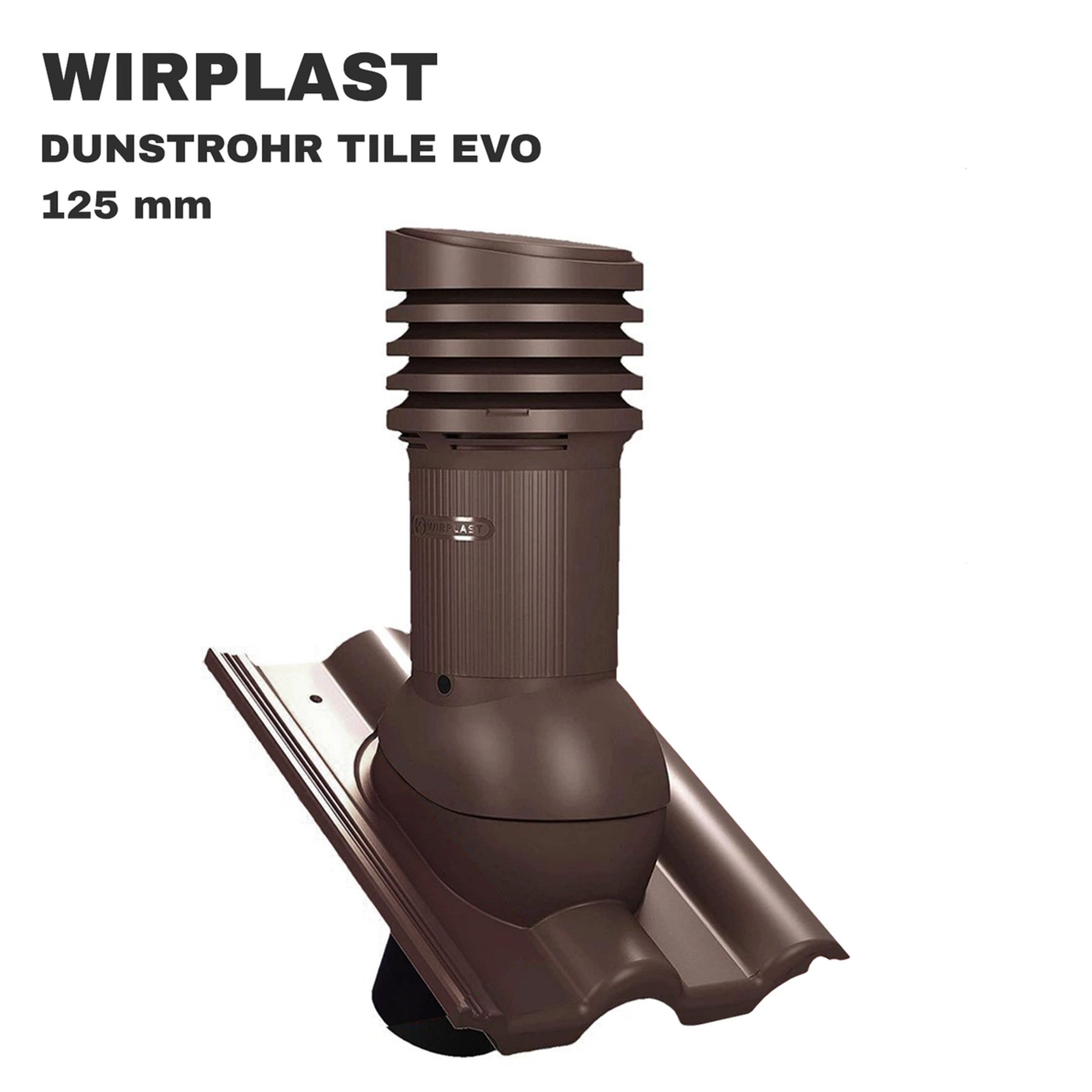 PAROTEC Dachdurchführung Parotec Dunstrohr DN125 für Braas Frankfurter mit Kondensat, 1-tlg.