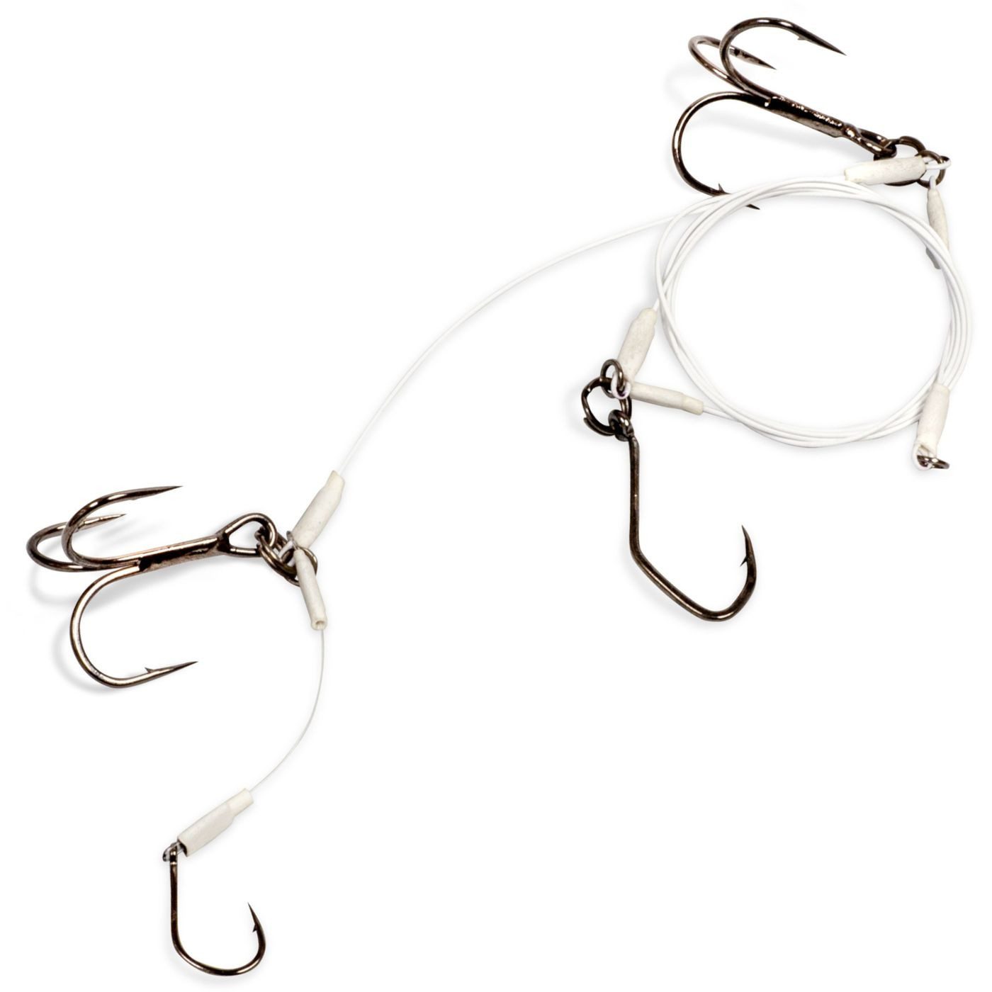 Quantum Vorfachschnur Mr Pike Ghost Traces Bait-Release-Rig 50cm 18kg - Hechtvorfach, (1-St)