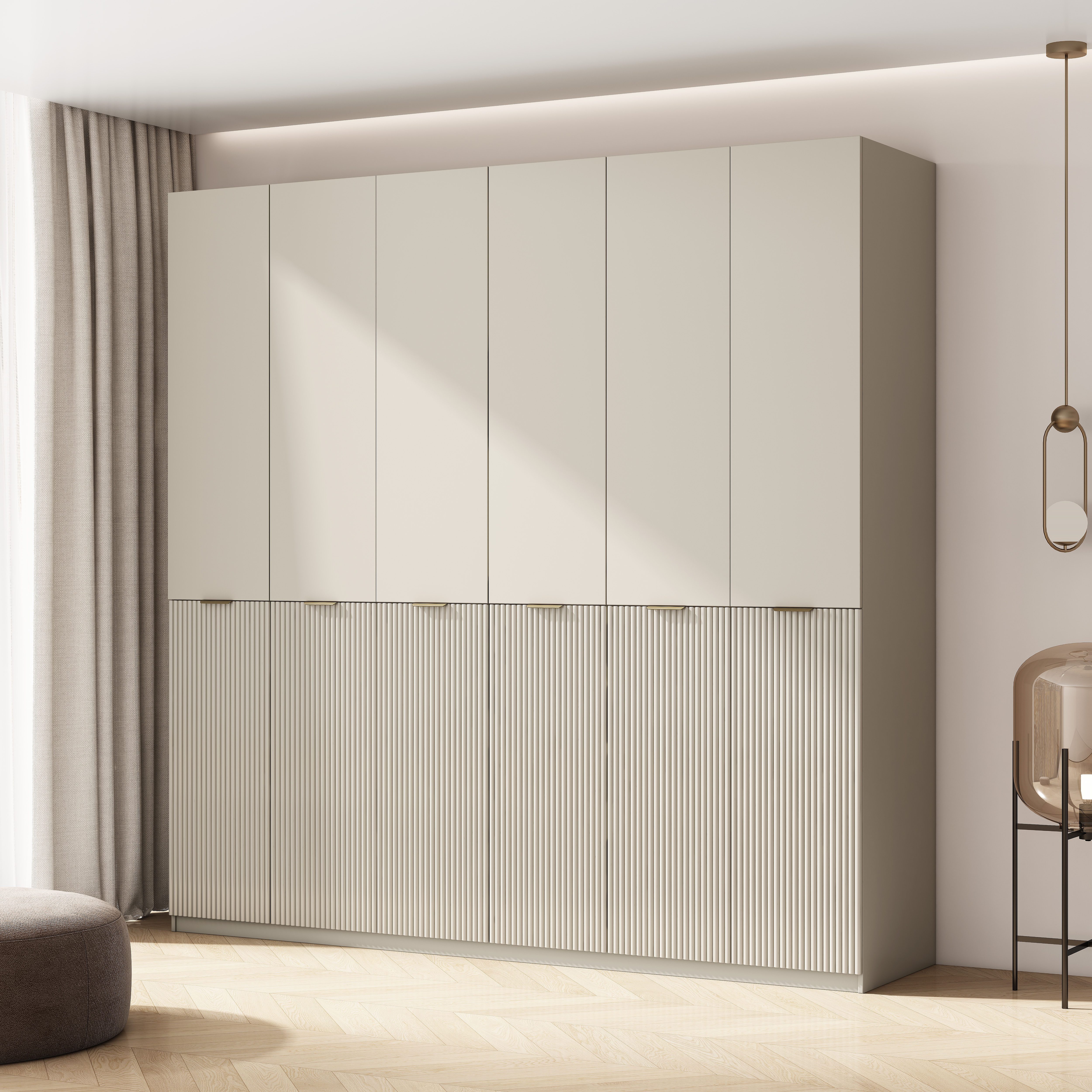 OTTO home Kleiderschrank Jorella Schlafzimmerschrank Garderobe mit Softclose Türen (moderner Schrank mit Premium Ausstattung) eleganter …