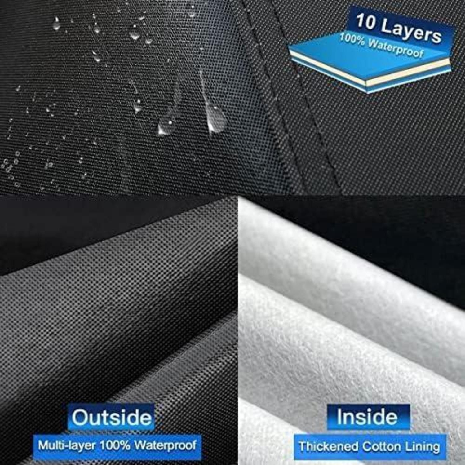 LuxusKollektion Autoplane Autoabdeckung 10 Passend für Nissan Qashqai(2007-2023) Schwarz